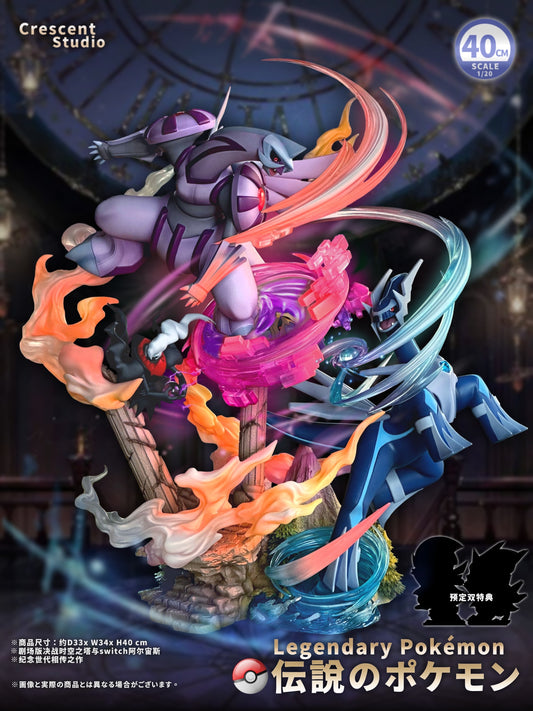 CRESCENT STUDIO – POKEMON: SPACE-TIME TOWERS BATTLE, DIALGA VS PALKIA [IN STOCK]