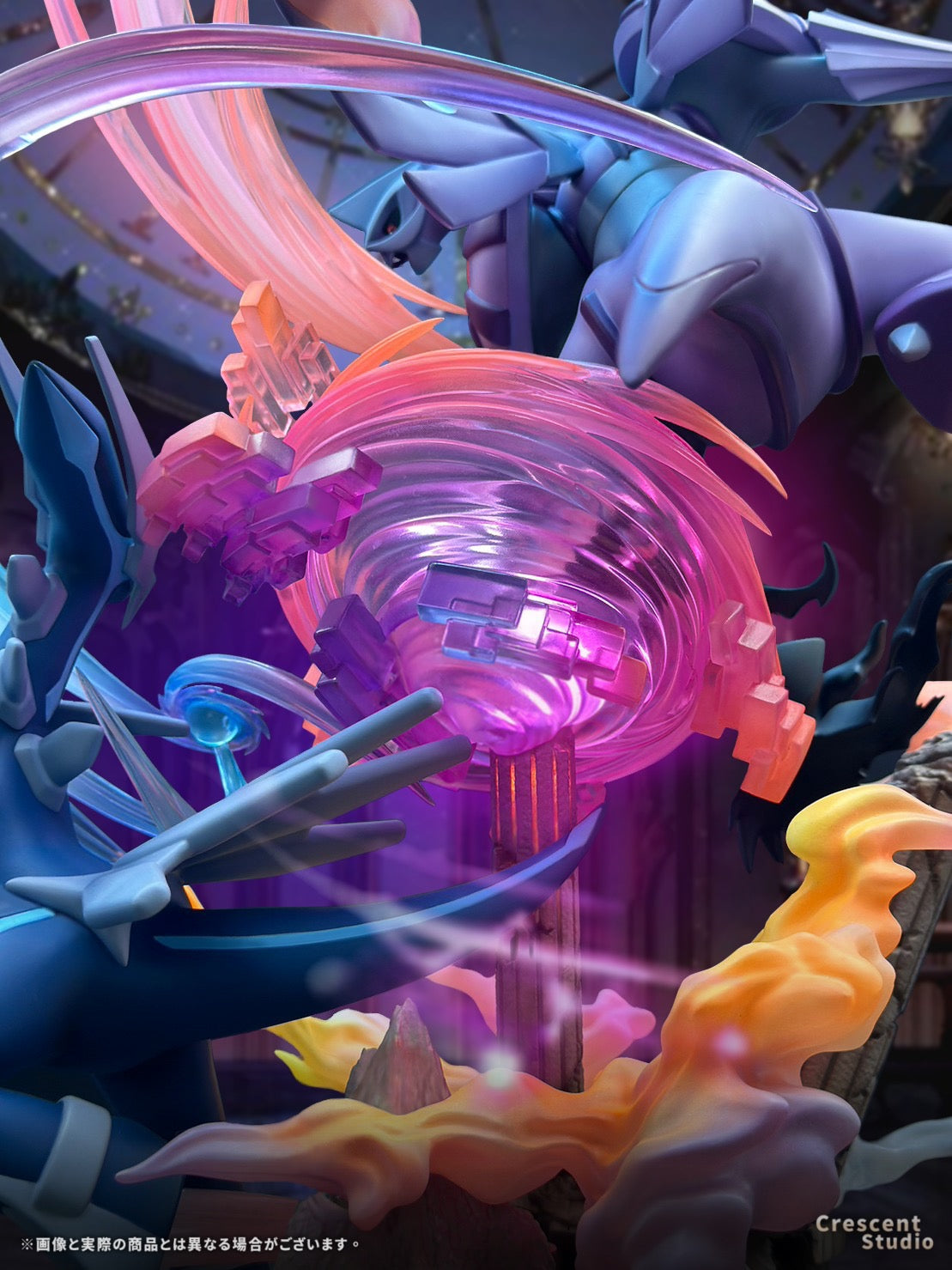 CRESCENT STUDIO – POKEMON: SPACE-TIME TOWERS BATTLE, DIALGA VS PALKIA [IN STOCK]