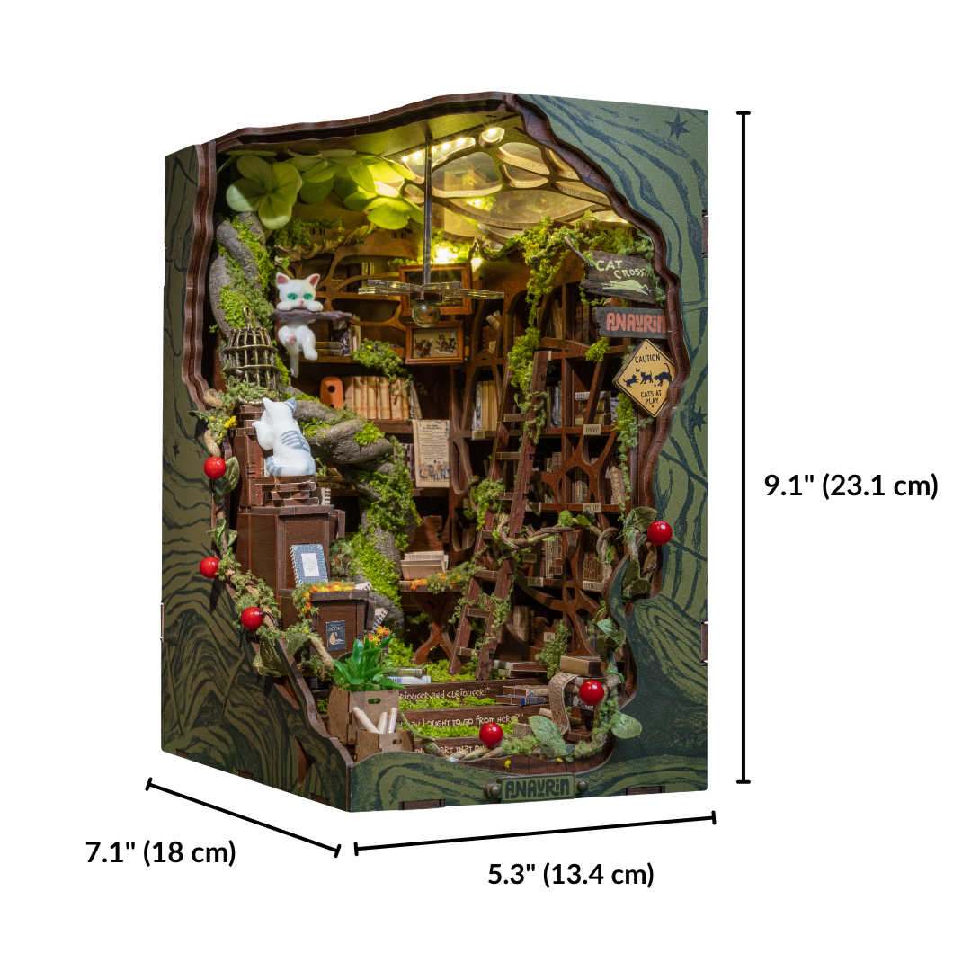 ANAVRIN – CATS CROSSING BOOK NOOK KIT 15
