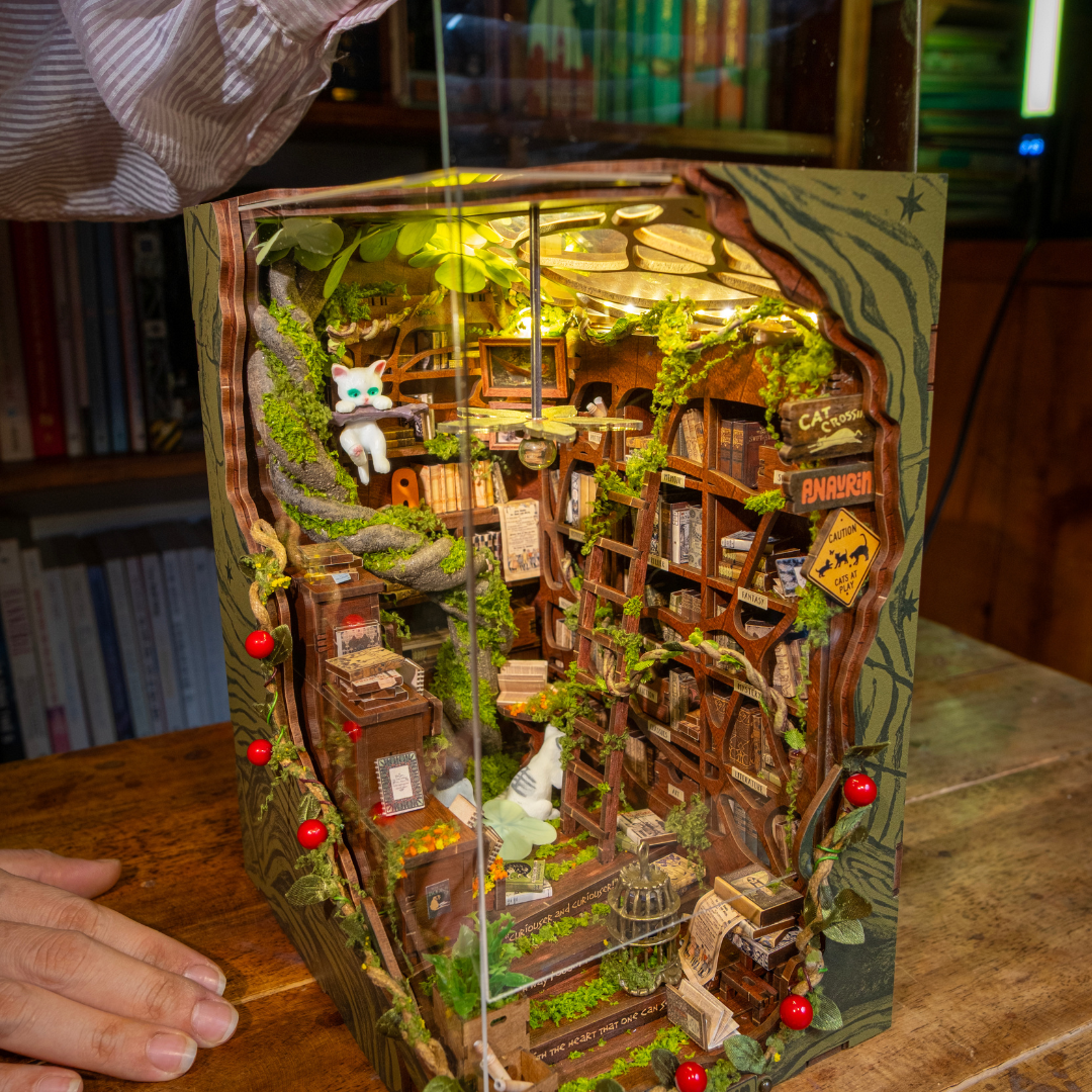 ANAVRIN – CATS CROSSING BOOK NOOK KIT 12