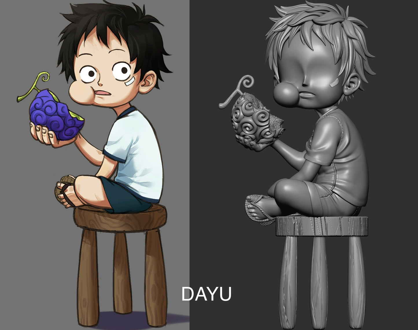 DAYU STUDIO – ONE PIECE: NIKA LUFFY VS KAIDO [PRE-ORDER]