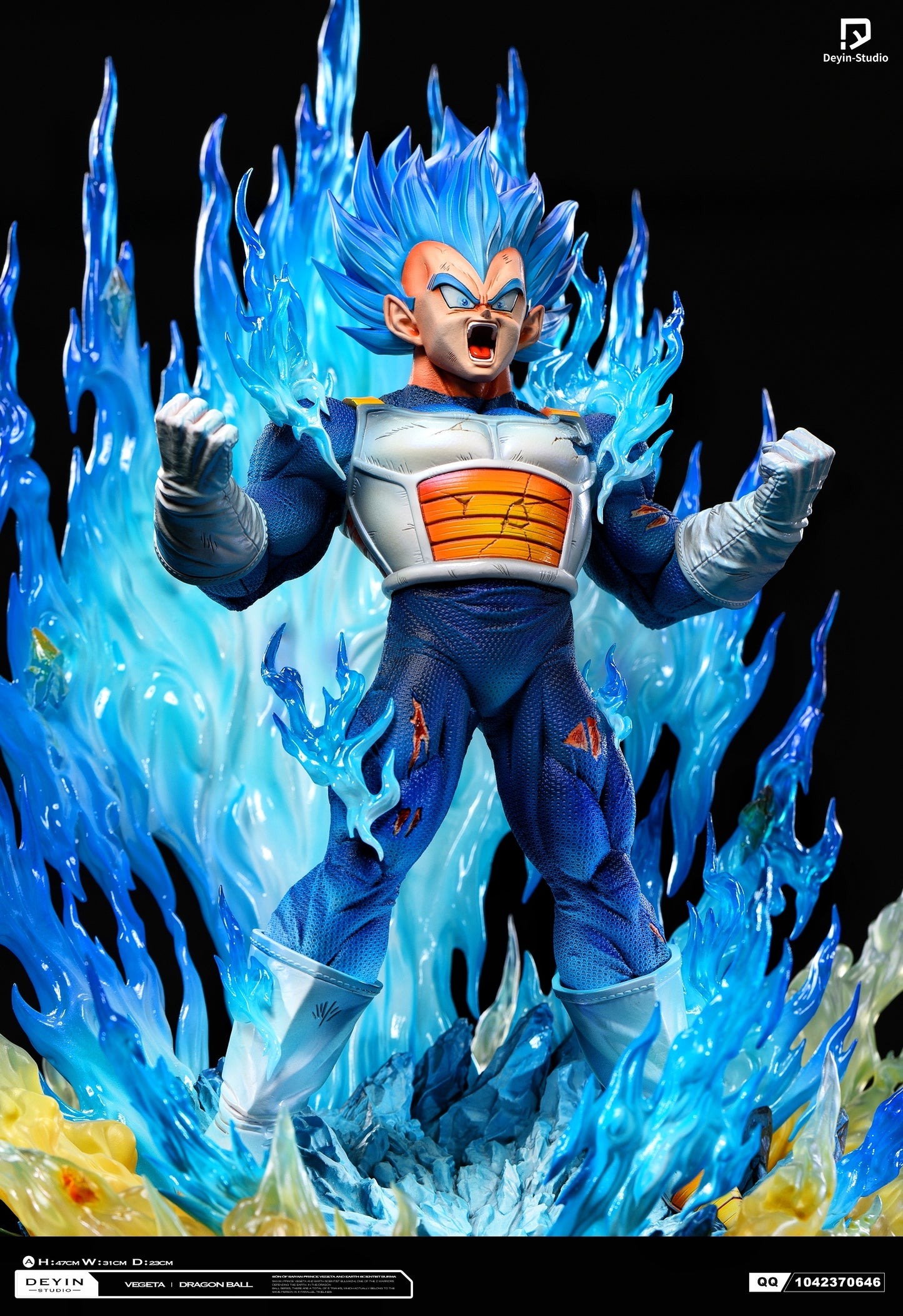 DEYIN STUDIO – DRAGON BALL SUPER: SUPER SAIYAN BLUE EVOLVED VEGETA [PRE-ORDER]