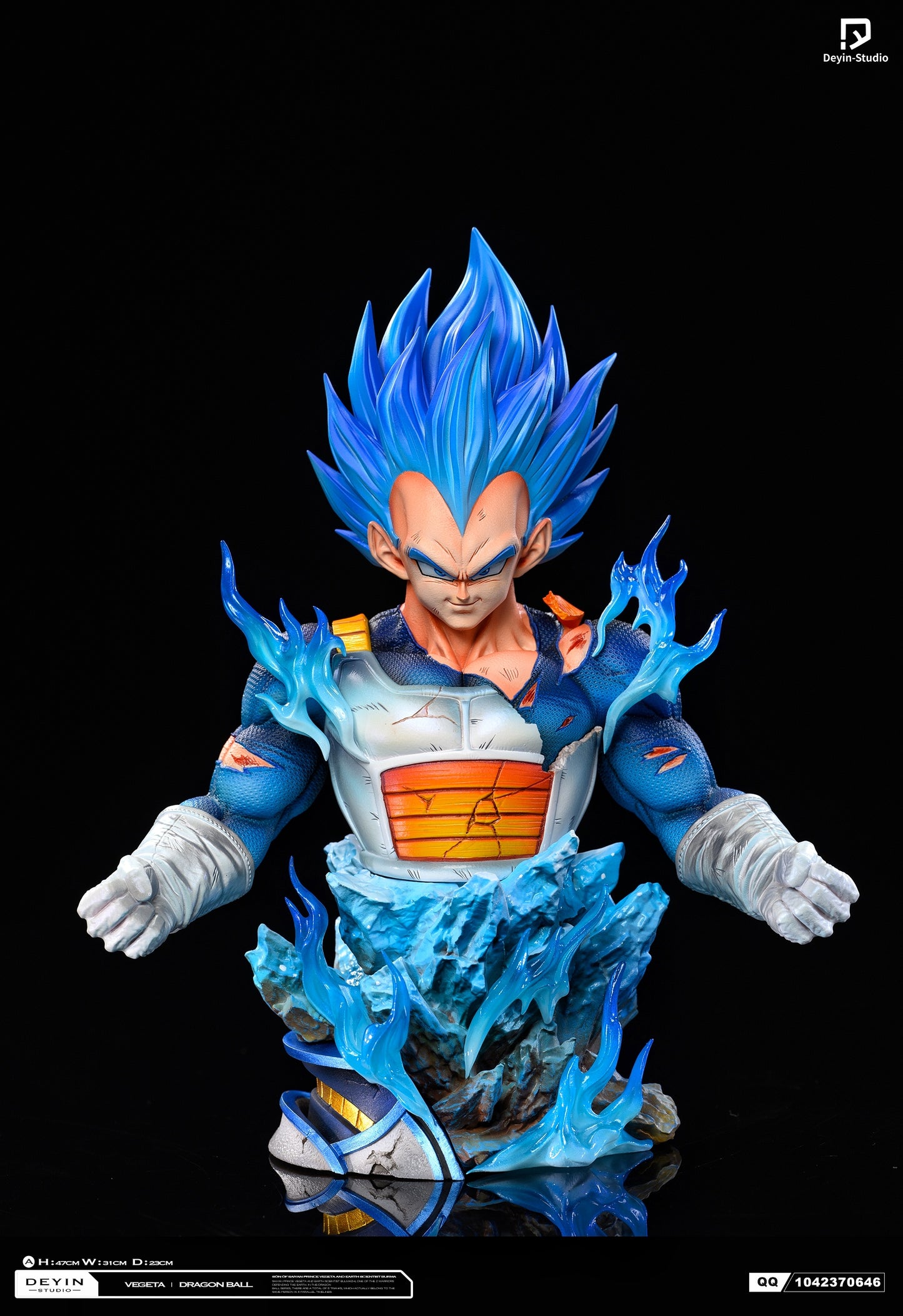 DEYIN STUDIO – DRAGON BALL SUPER: SUPER SAIYAN BLUE EVOLVED VEGETA [PRE-ORDER]