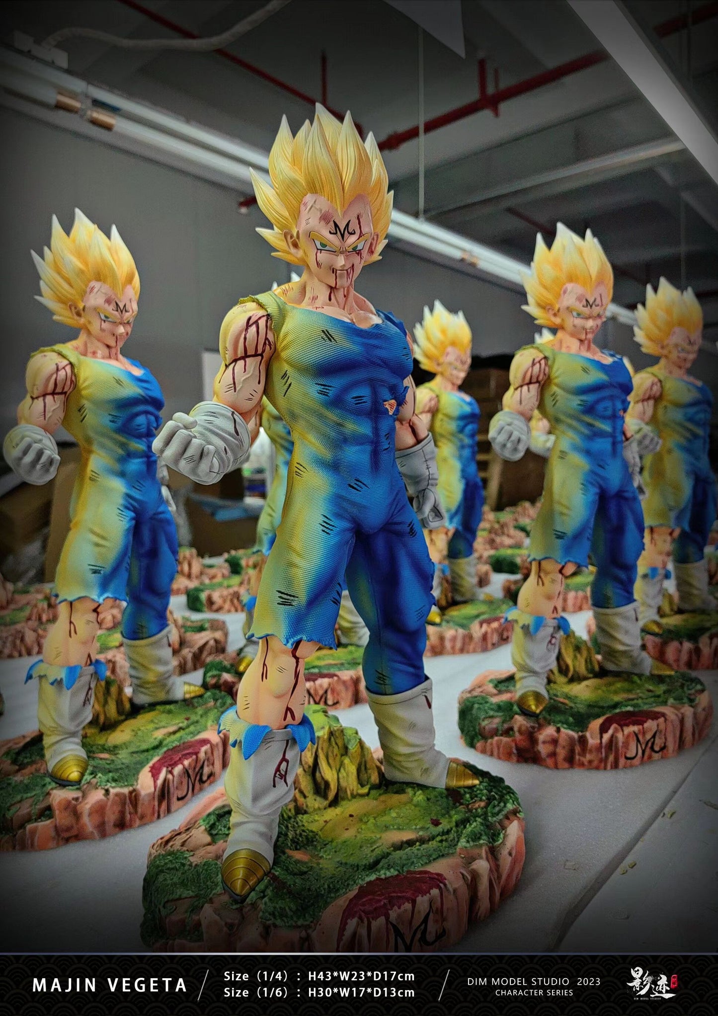 DIM MODEL STUDIO – DRAGON BALL Z: BEFORE AND AFTER FINAL EXPLOSION MAJIN VEGETA [IN STOCK]