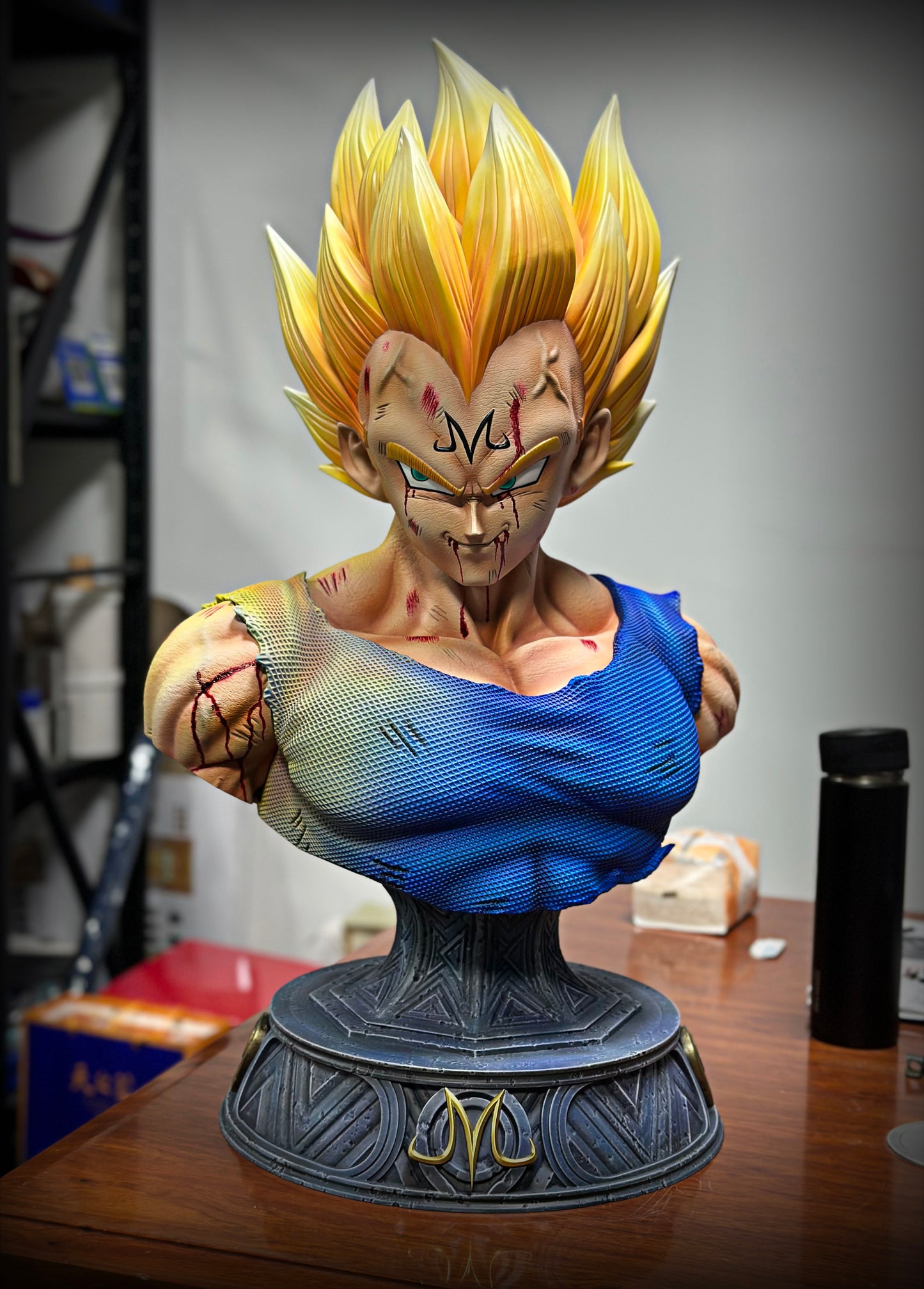 DIM MODEL STUDIO – DRAGON BALL Z: MAJIN VEGETA BUST 1/1 [IN STOCK]