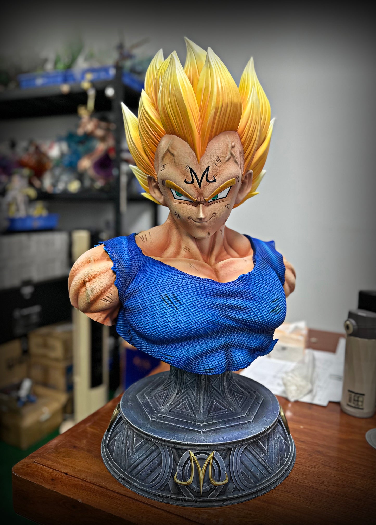 DIM MODEL STUDIO – DRAGON BALL Z: MAJIN VEGETA BUST 1/1 [IN STOCK]