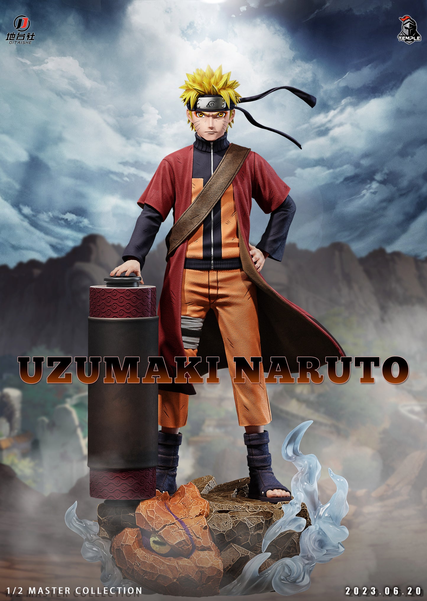 DITAISHE x TEMPLE STUDIO – NARUTO: MASTER COLLECTION SERIES 1. SAGE MODE NARUTO [PRE-ORDER]