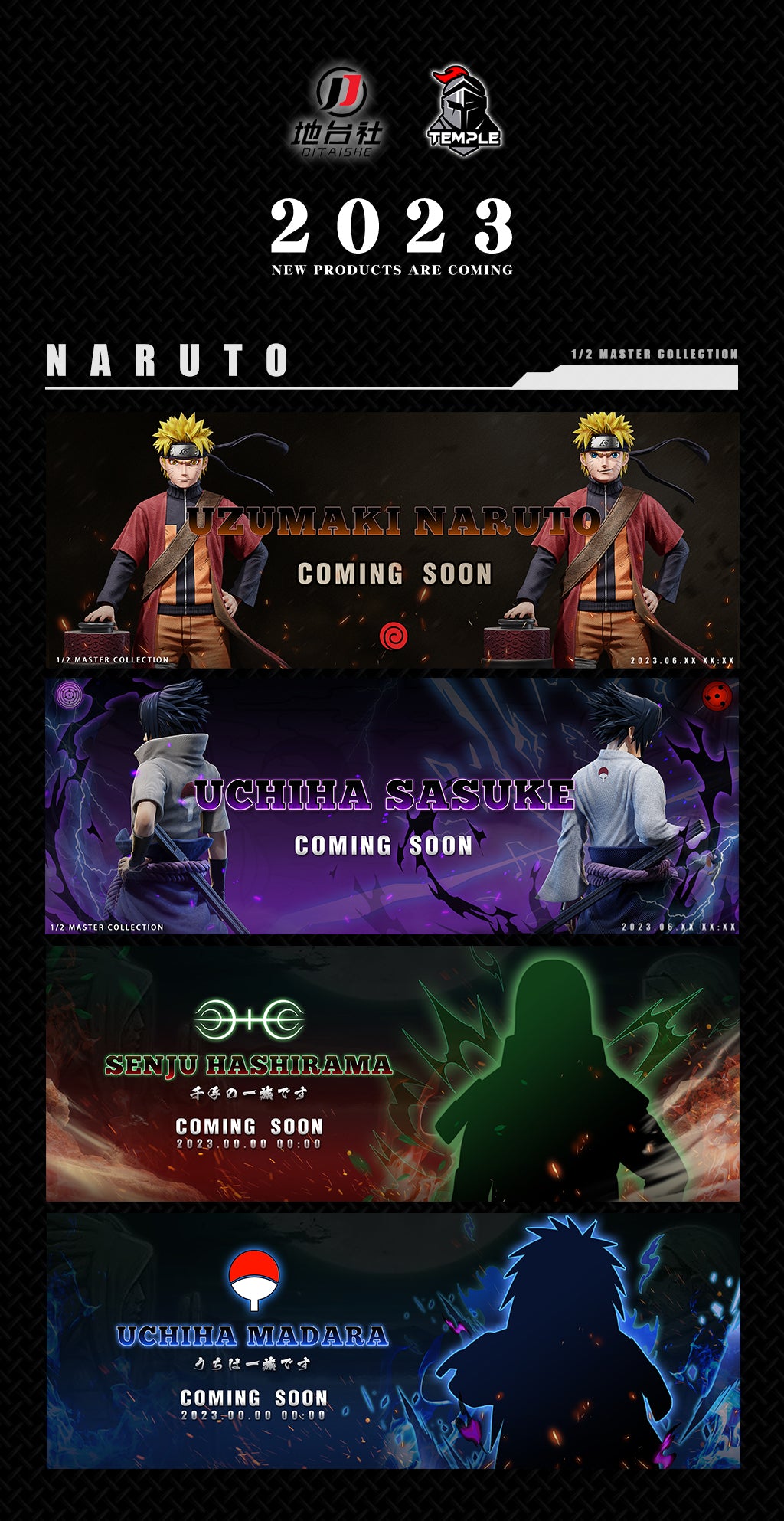 DITAISHE x TEMPLE STUDIO – NARUTO: MASTER COLLECTION SERIES 1. SAGE MODE NARUTO [PRE-ORDER]