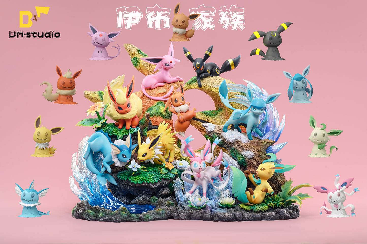 DM STUDIO – POKEMON: EEVEE FAMILY COMBINATION SERIES 3. EEVEE, UMBREON AND ESPEON [SOLD OUT]