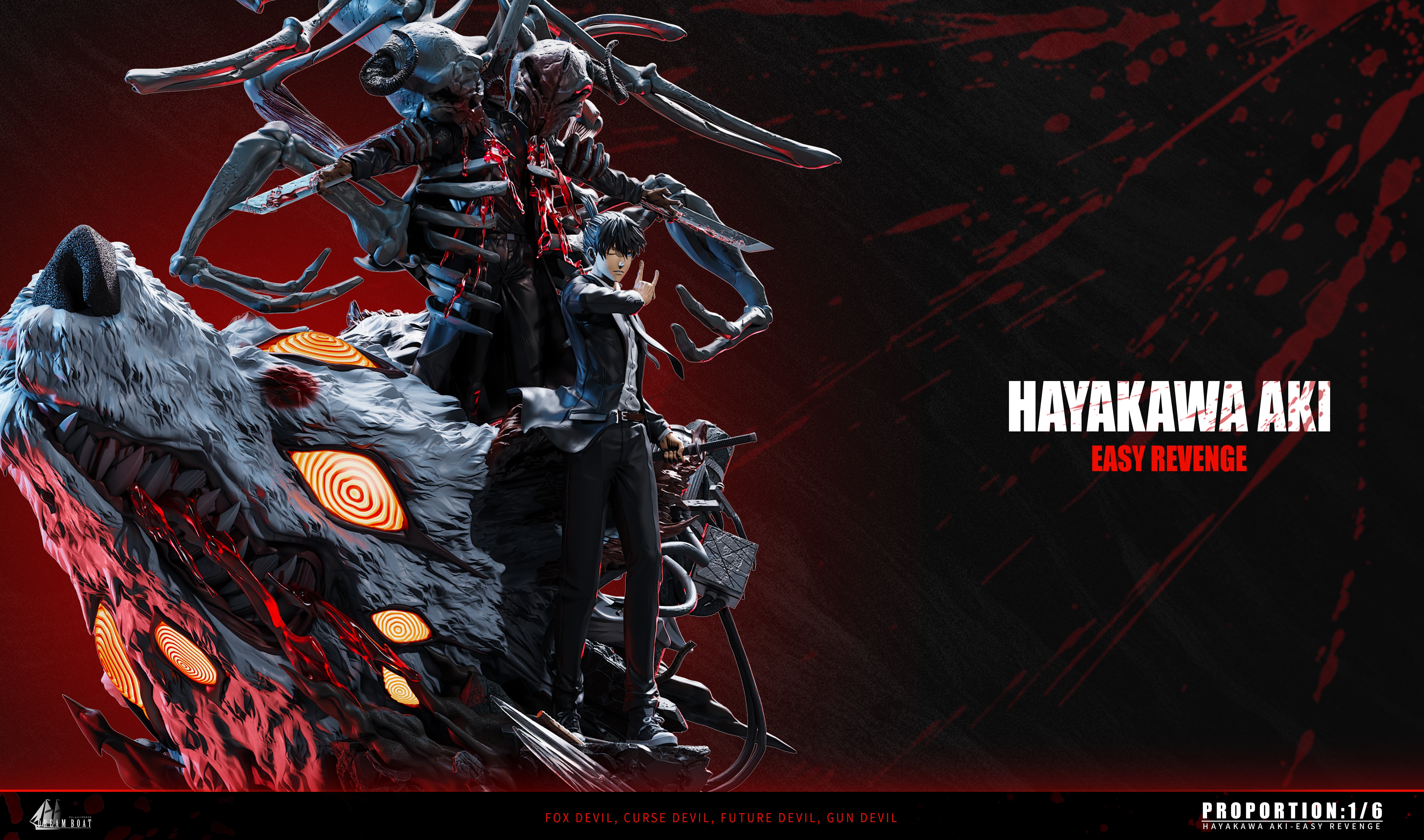 DREAM BOAT STUDIO – CHAINSAW MAN: 1. AKI HAYAKAWA [SOLD OUT] – FF