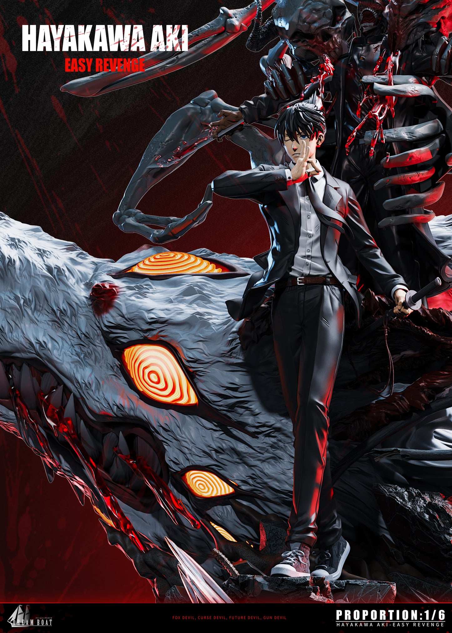 DREAM BOAT STUDIO – CHAINSAW MAN: 1. AKI HAYAKAWA [PRE-ORDER]