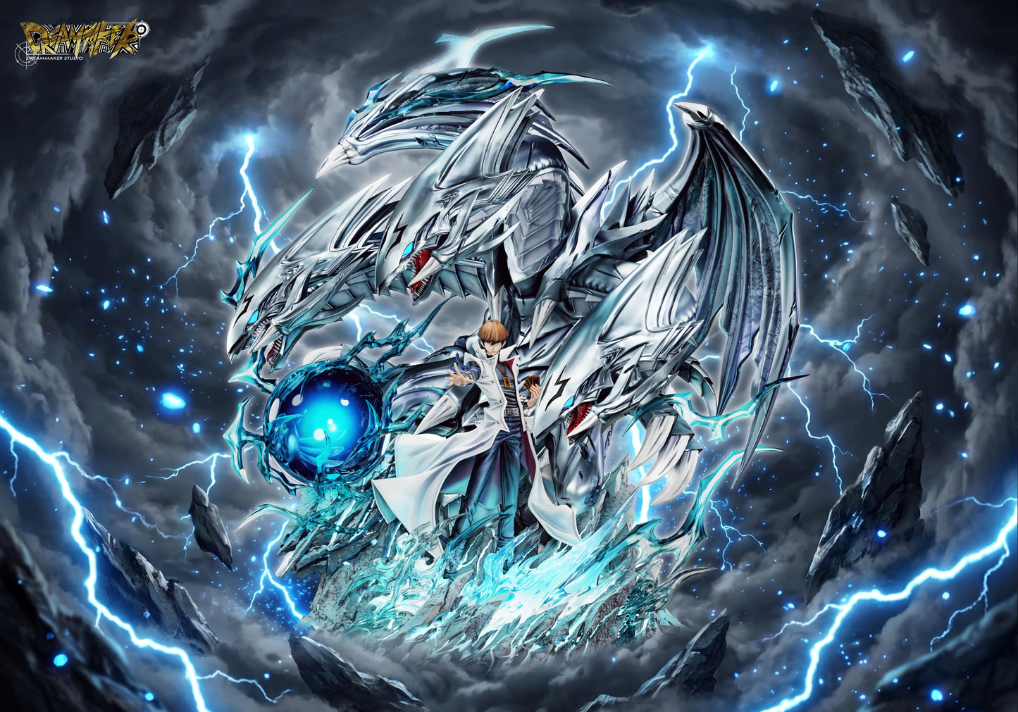 DREAMMAKER STUDIO - YU-GI-OH! BLUE-EYES ULTIMATE DRAGON AND SETO KAIBA 2