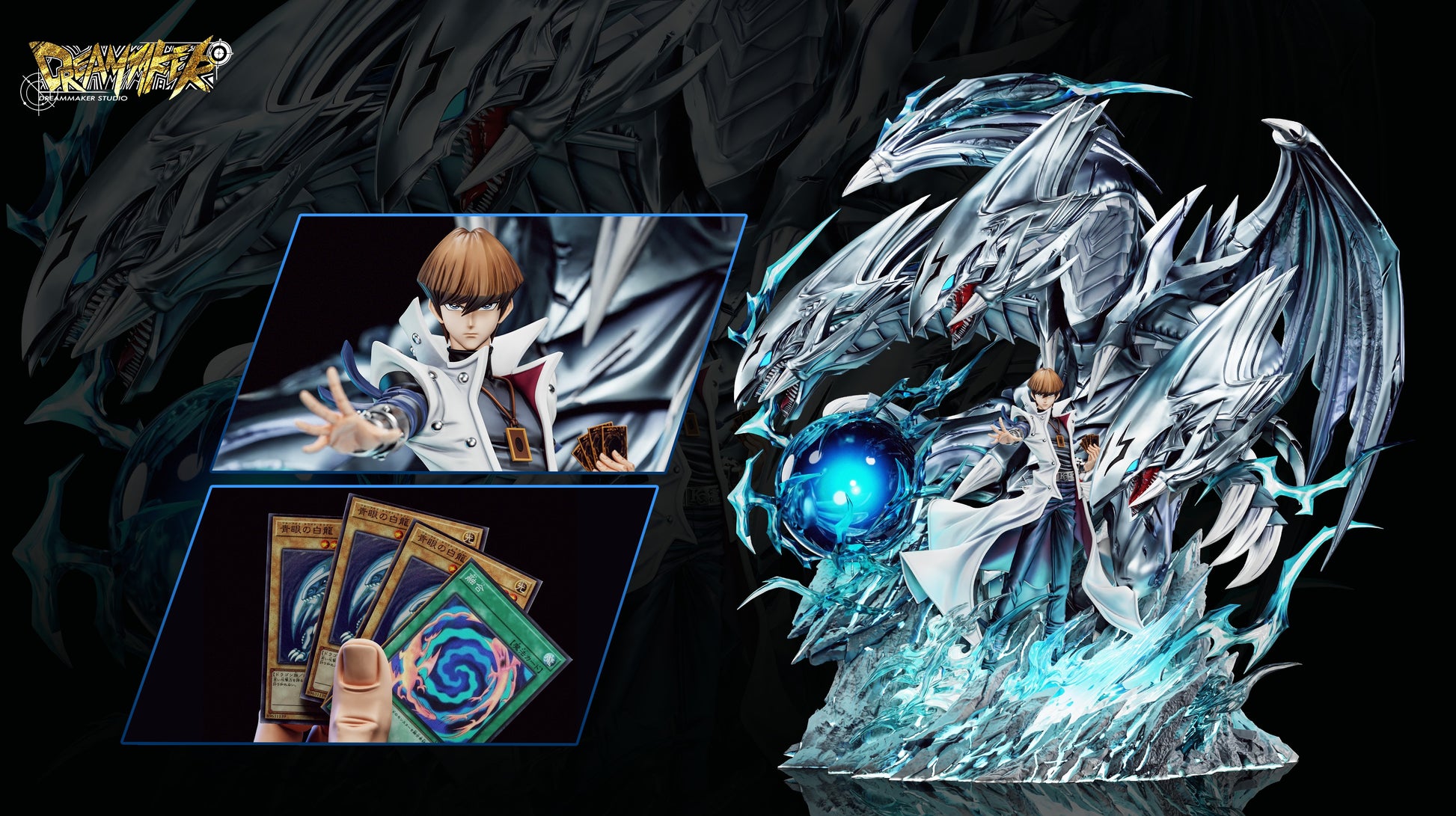 DREAMMAKER STUDIO - YU-GI-OH! BLUE-EYES ULTIMATE DRAGON AND SETO KAIBA 3