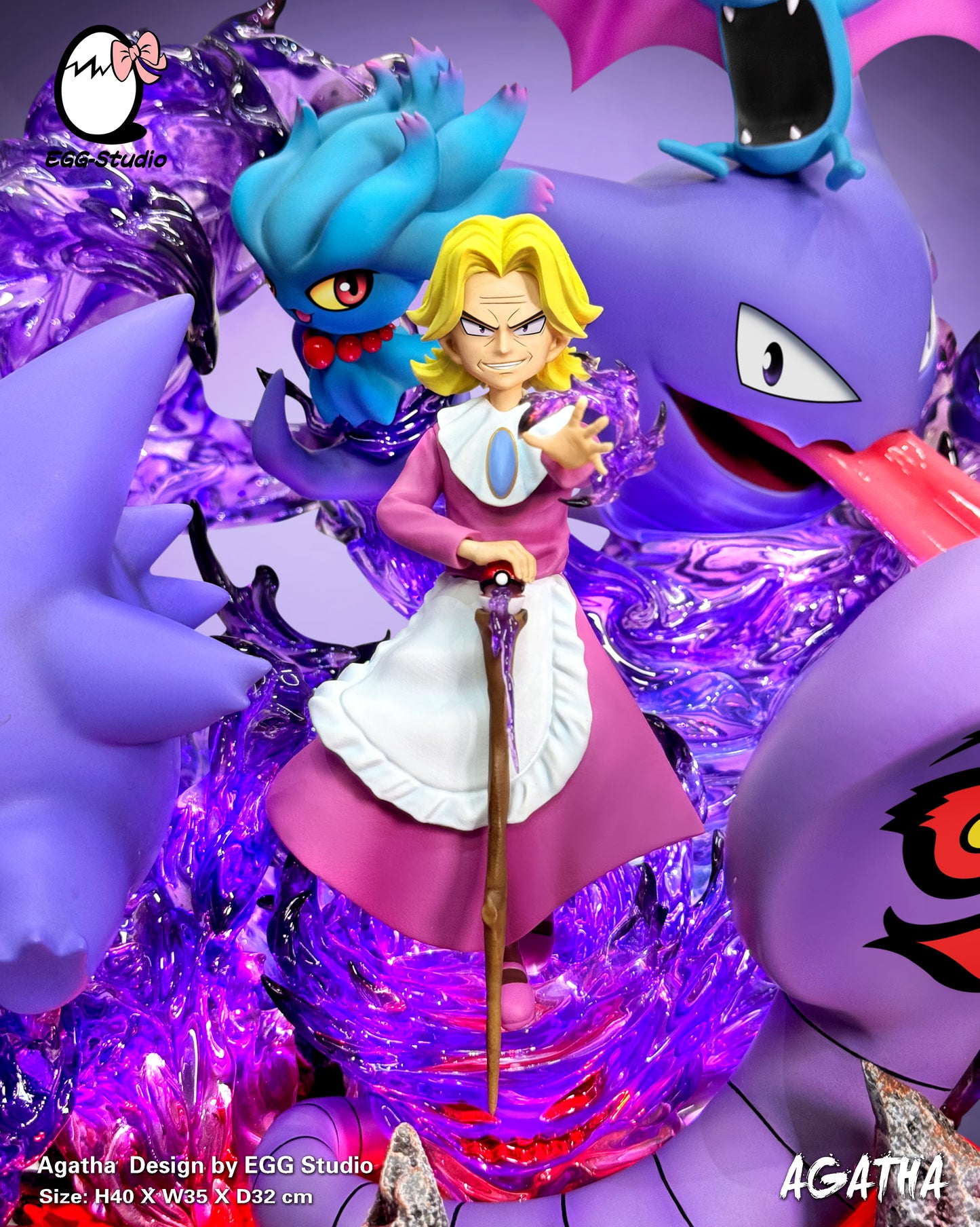 EGG STUDIO - POKEMON: INDIGO ELITE FOUR, GHOST-TYPE AGATHA [IN STOCK]
