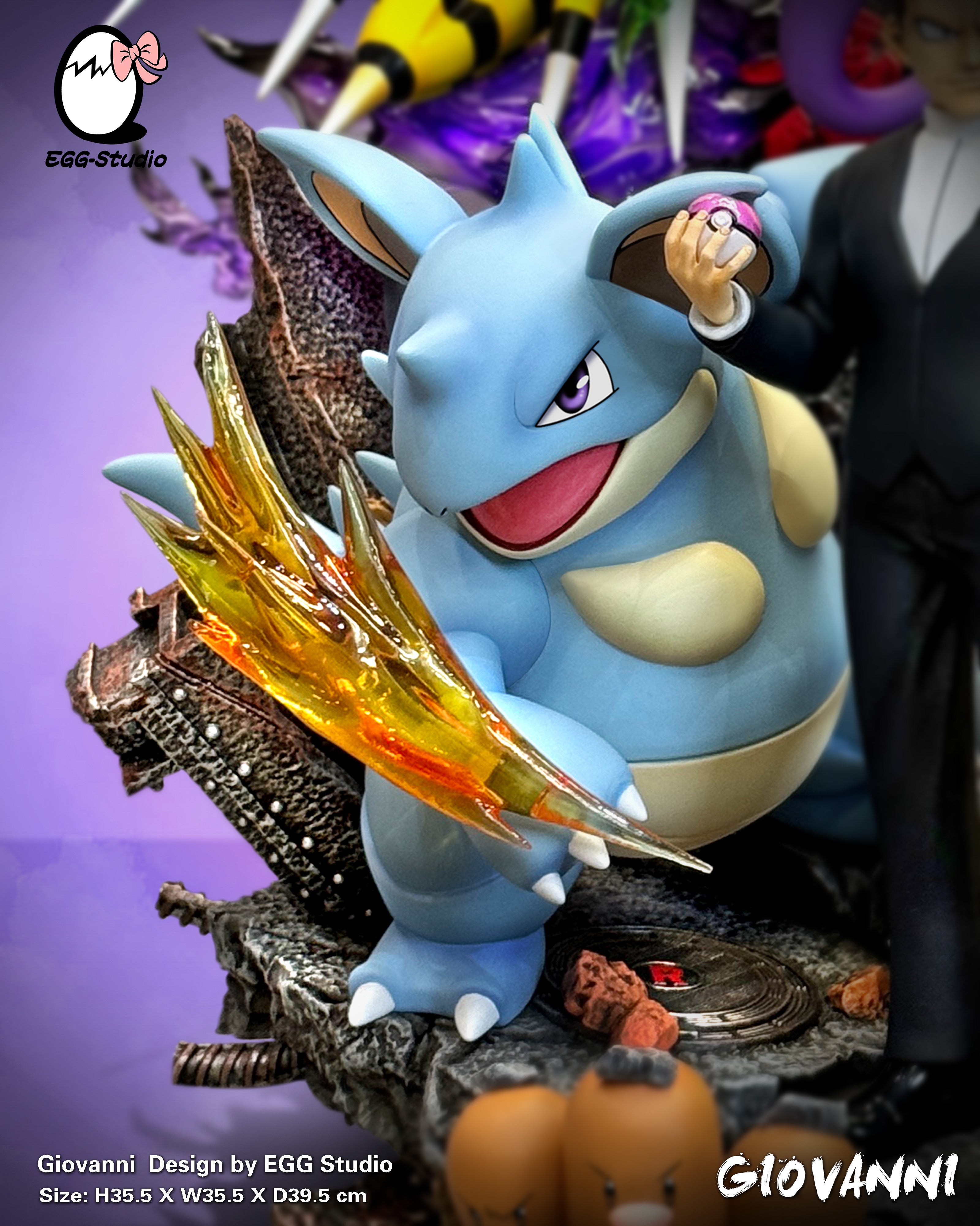 EGG STUDIO – POKEMON: CHARACTER SERIES, TEAM ROCKET BOSS GIOVANNI