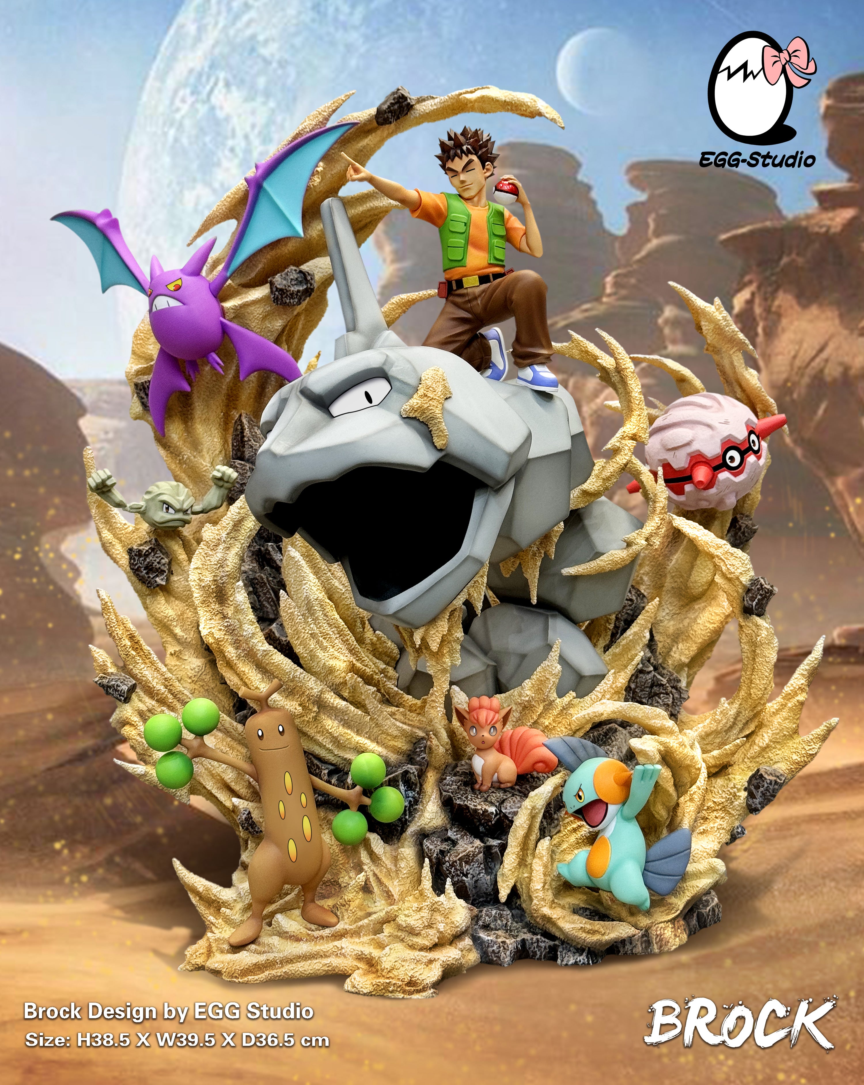 EGG STUDIO – POKEMON: FOUR PROTAGONISTS SERIES 4. BROCK [IN STOCK