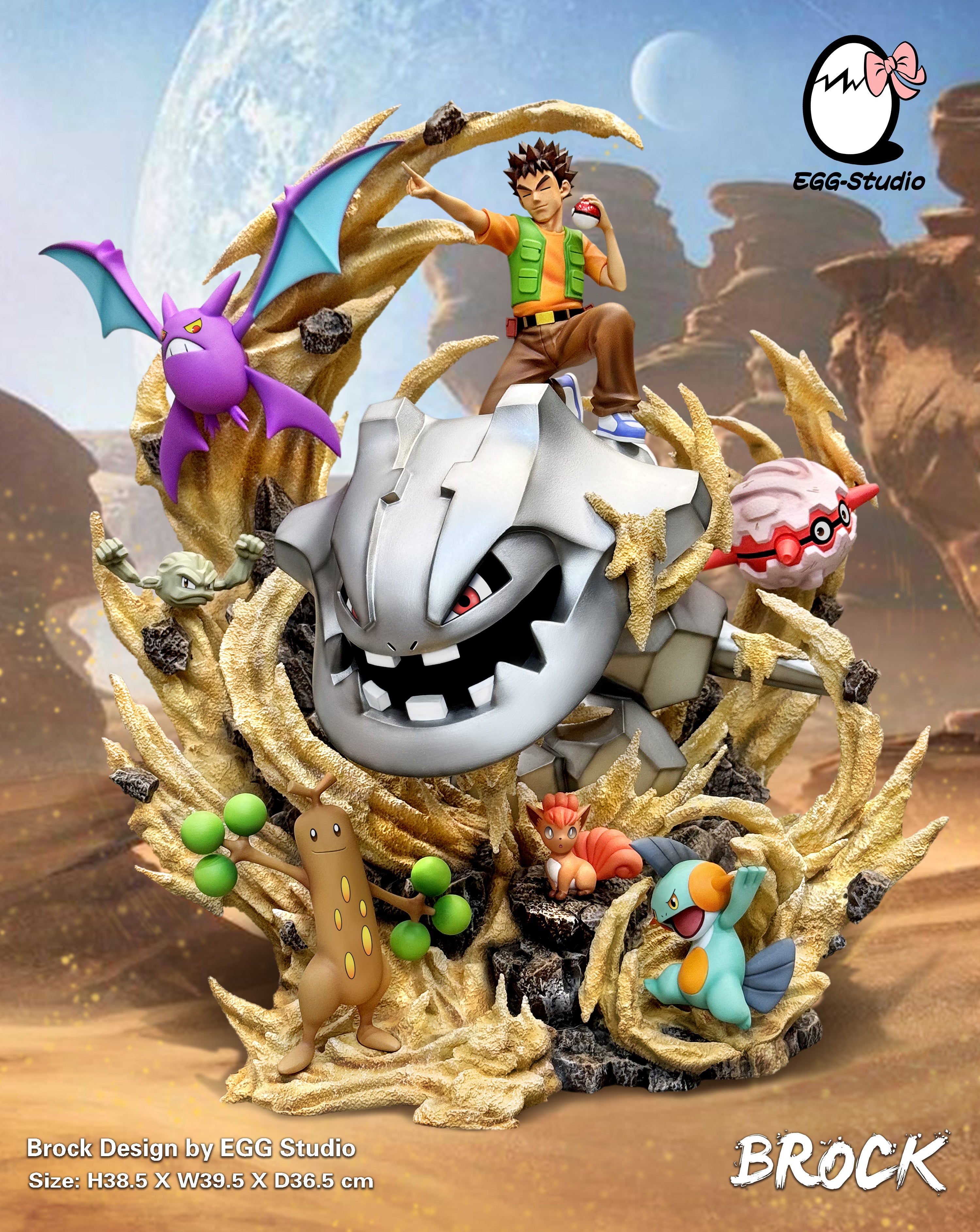 リ*フ様 ポケモンフィギュア 約166体セット EGG STUDIO – POKEMON: FOUR PROTAGONISTS SERIES 4. BROCK [IN STOCK