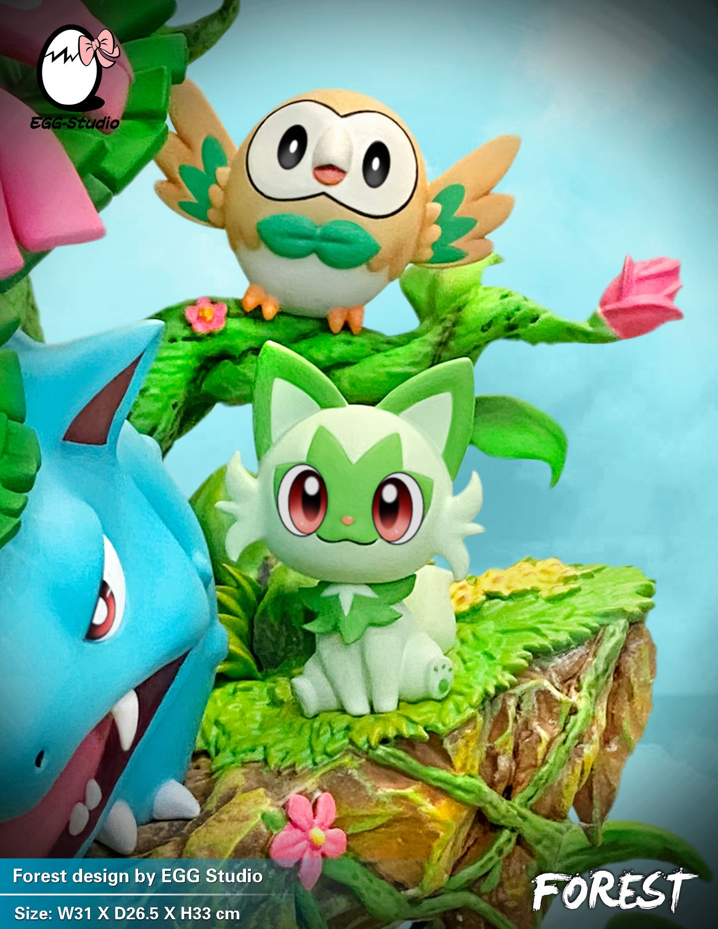 EGG STUDIO – POKEMON: GRASS-TYPE POKEMON, VENUSAUR FOREST [PRE-ORDER]