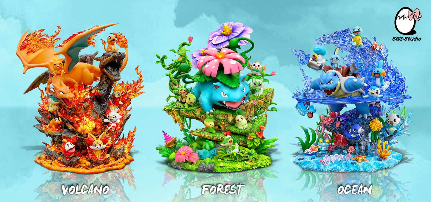 EGG STUDIO – POKEMON: GRASS-TYPE POKEMON, VENUSAUR FOREST [PRE-ORDER]
