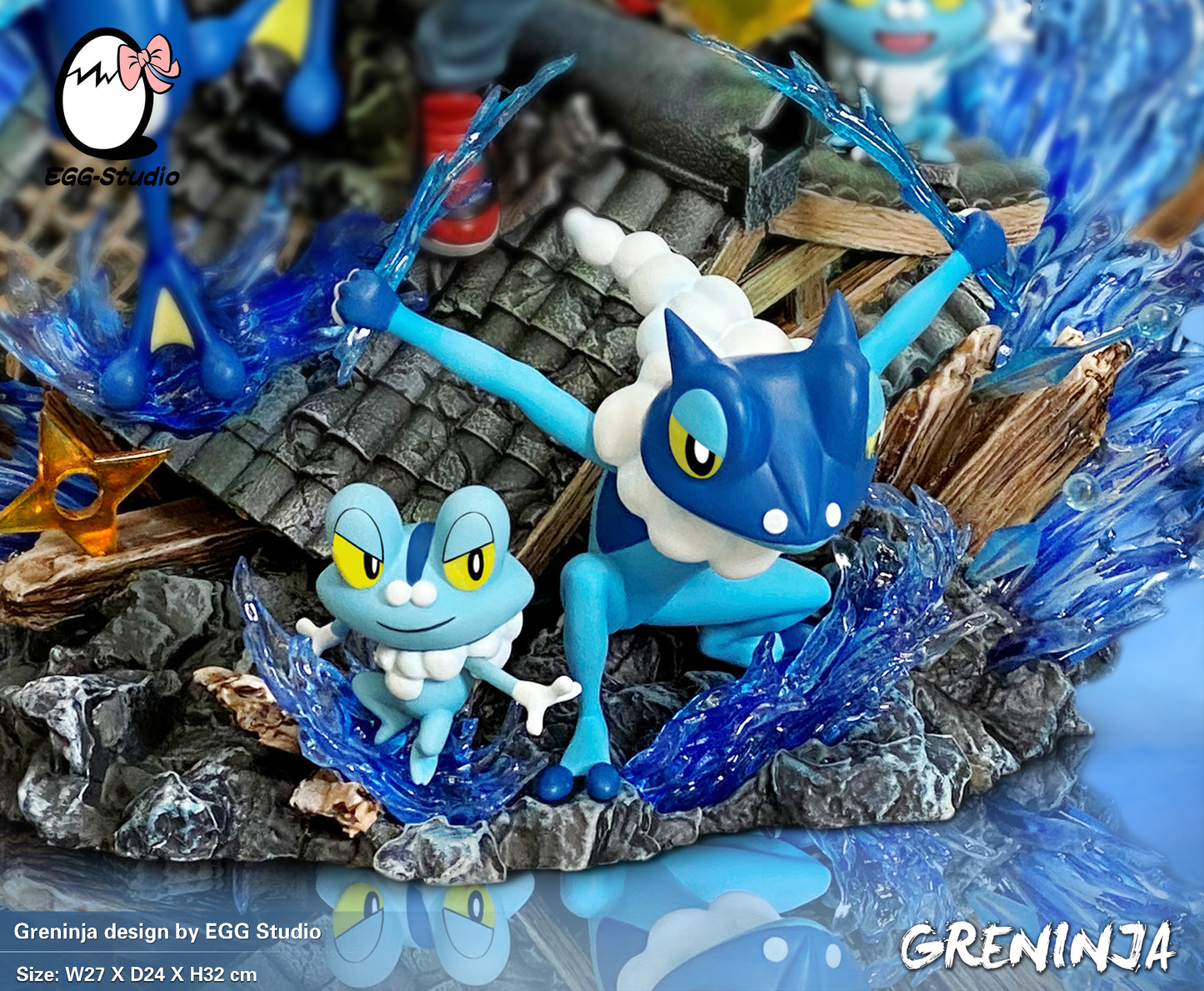 EGG STUDIO – POKEMON: GRENINJA EVOLUTION FAMILY [IN STOCK]