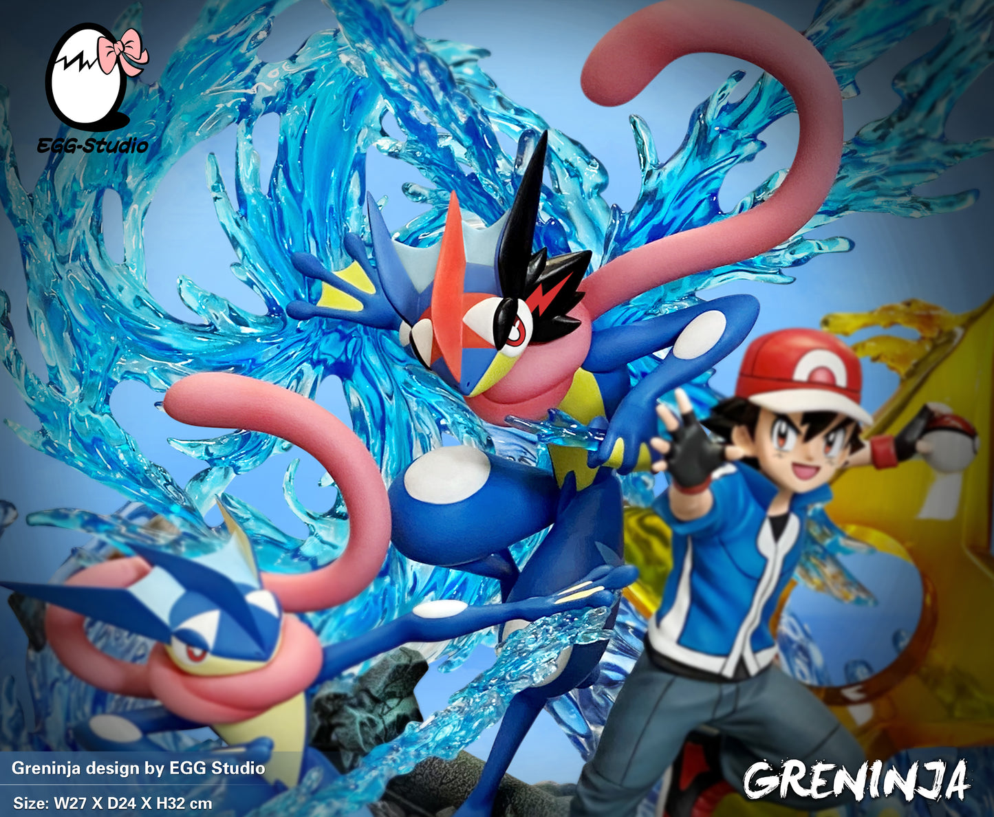 EGG STUDIO – POKEMON: GRENINJA EVOLUTION FAMILY [IN STOCK]