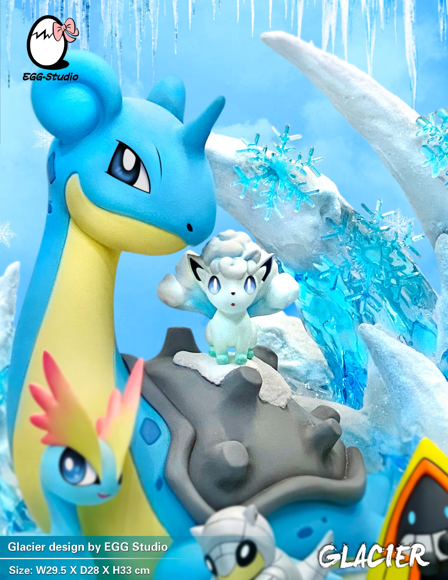 EGG STUDIO – POKEMON: ICE-TYPE POKEMON, LAPRAS GLACIER [PRE-ORDER]