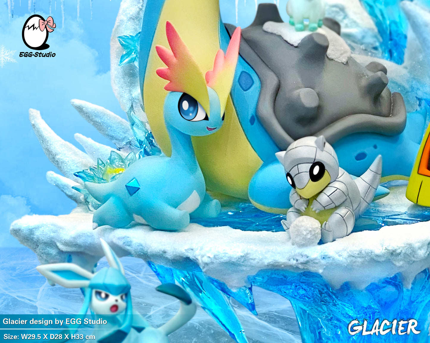 EGG STUDIO – POKEMON: ICE-TYPE POKEMON, LAPRAS GLACIER [PRE-ORDER]