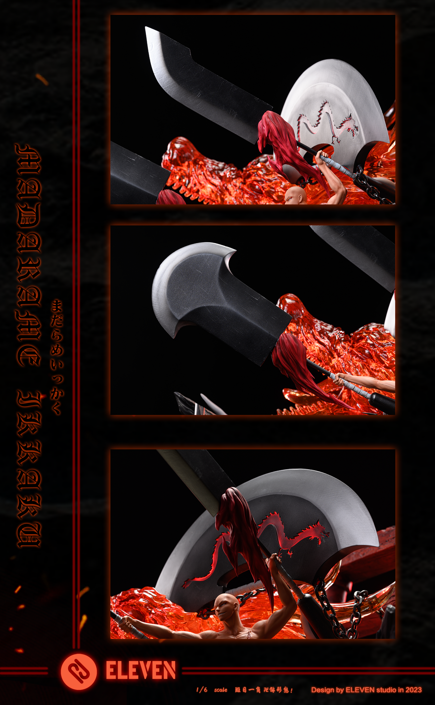 ELEVEN STUDIO – BLEACH: BANKAI SERIES 1. RYUMON HOZUKIMARU IKKAKU MADARAME [IN STOCK]