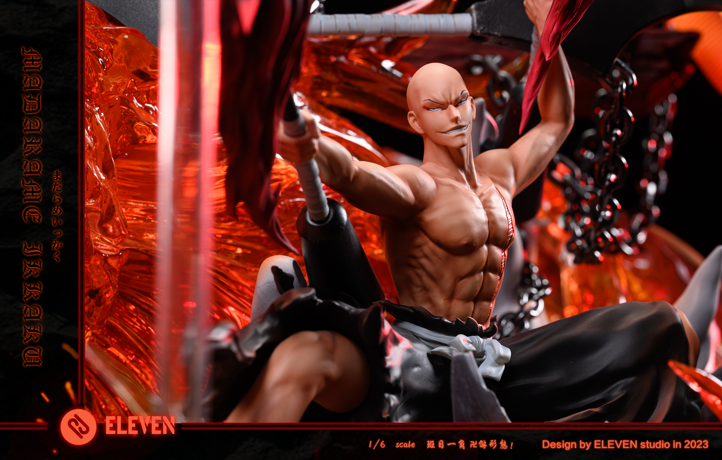 ELEVEN STUDIO – BLEACH: BANKAI SERIES 1. RYUMON HOZUKIMARU IKKAKU MADARAME [IN STOCK]