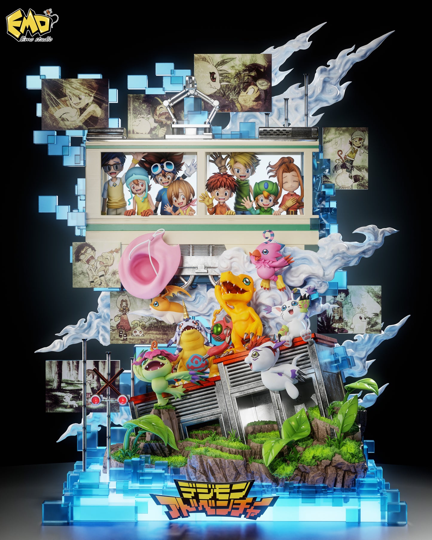 EMO STUDIO - DIGIMON: 7. 1ST ANNIVERSARY FIRST GENERATION DIGIMON [PRE-ORDER]