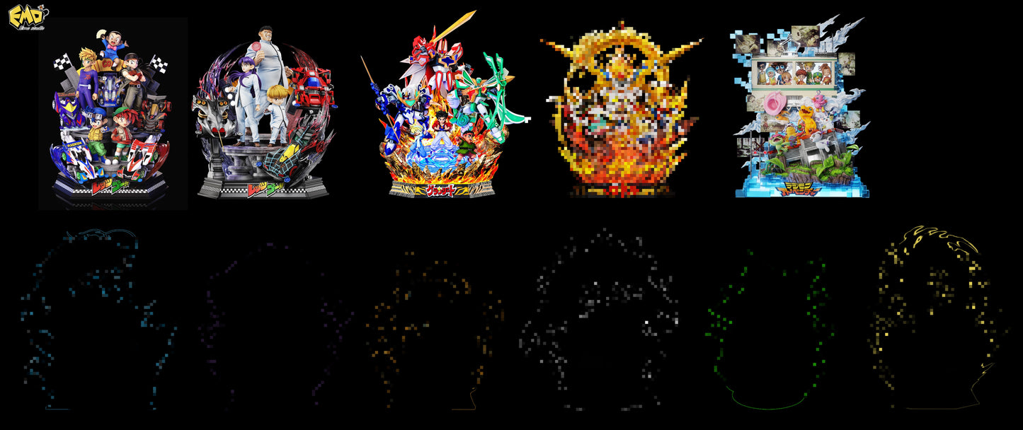 EMO STUDIO - DIGIMON: 7. 1ST ANNIVERSARY FIRST GENERATION DIGIMON [PRE-ORDER]
