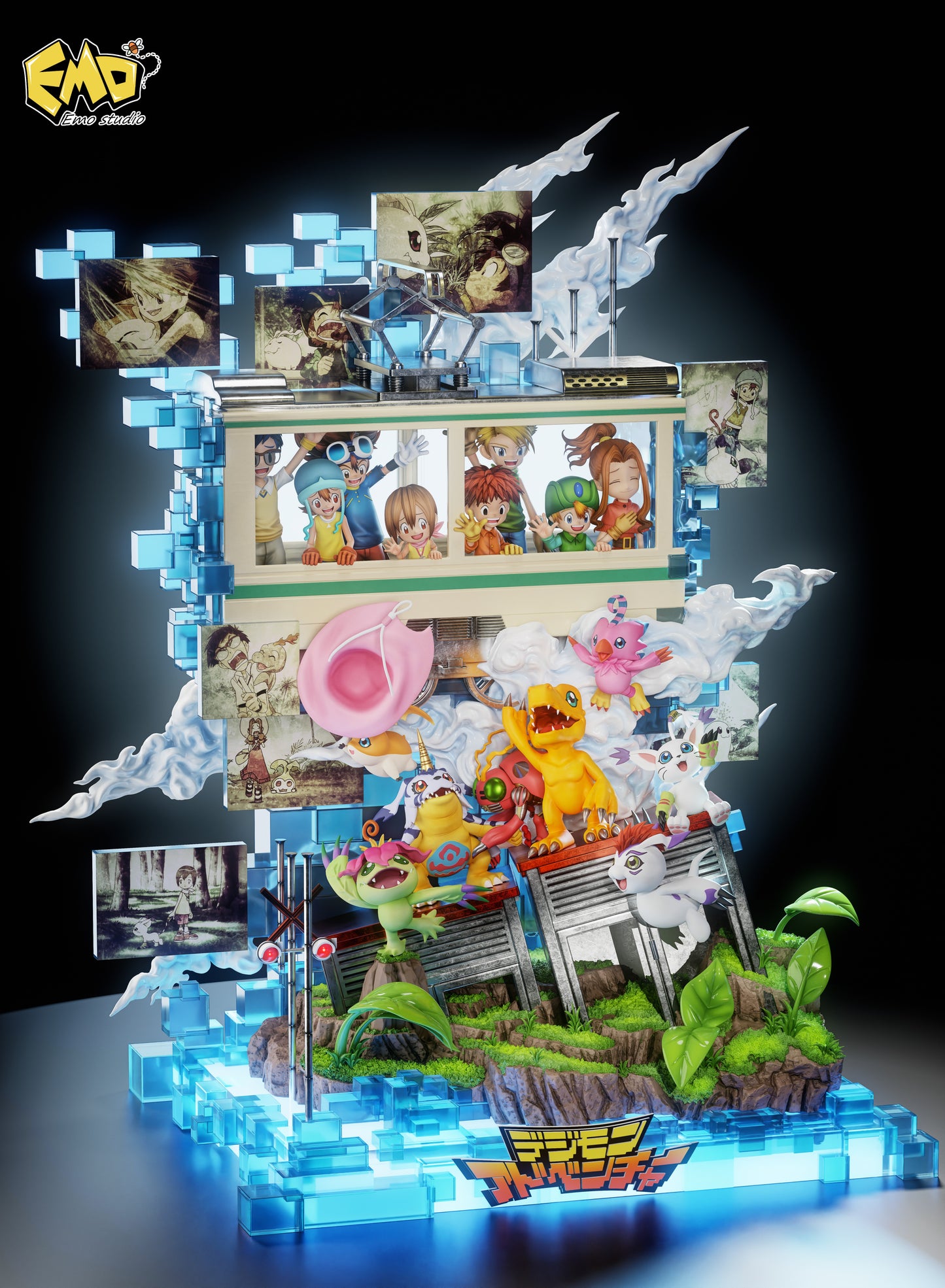 EMO STUDIO - DIGIMON: 7. 1ST ANNIVERSARY FIRST GENERATION DIGIMON [PRE-ORDER]