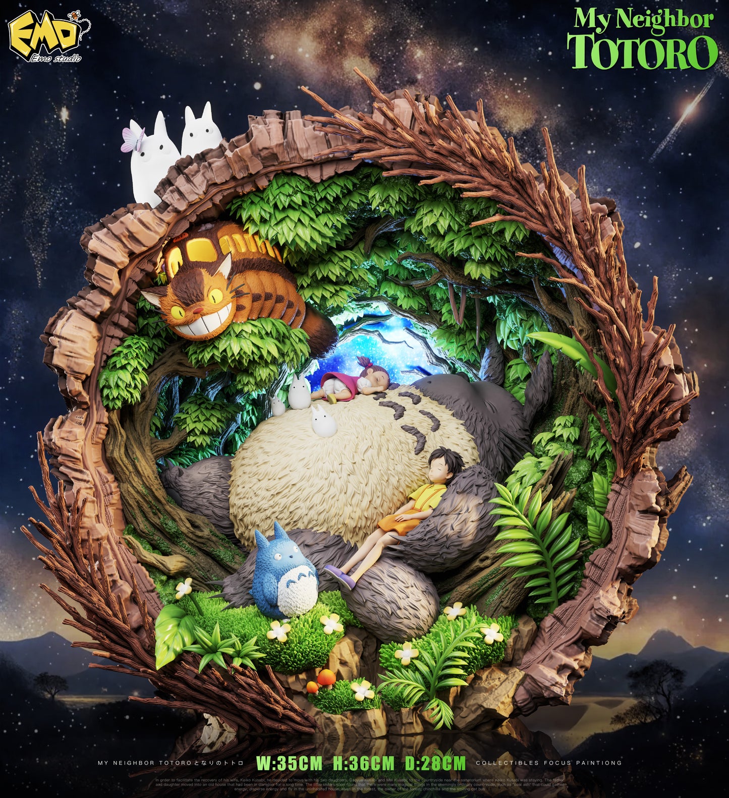 EMO STUDIO - MY NEIGHBOR TOTORO: 1. MIDSUMMER NIGHT DREAM TOTORO [PRE-ORDER]