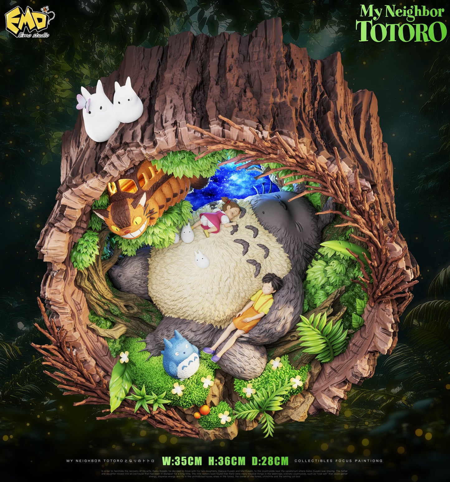 EMO STUDIO - MY NEIGHBOR TOTORO: 1. MIDSUMMER NIGHT DREAM TOTORO [PRE-ORDER]