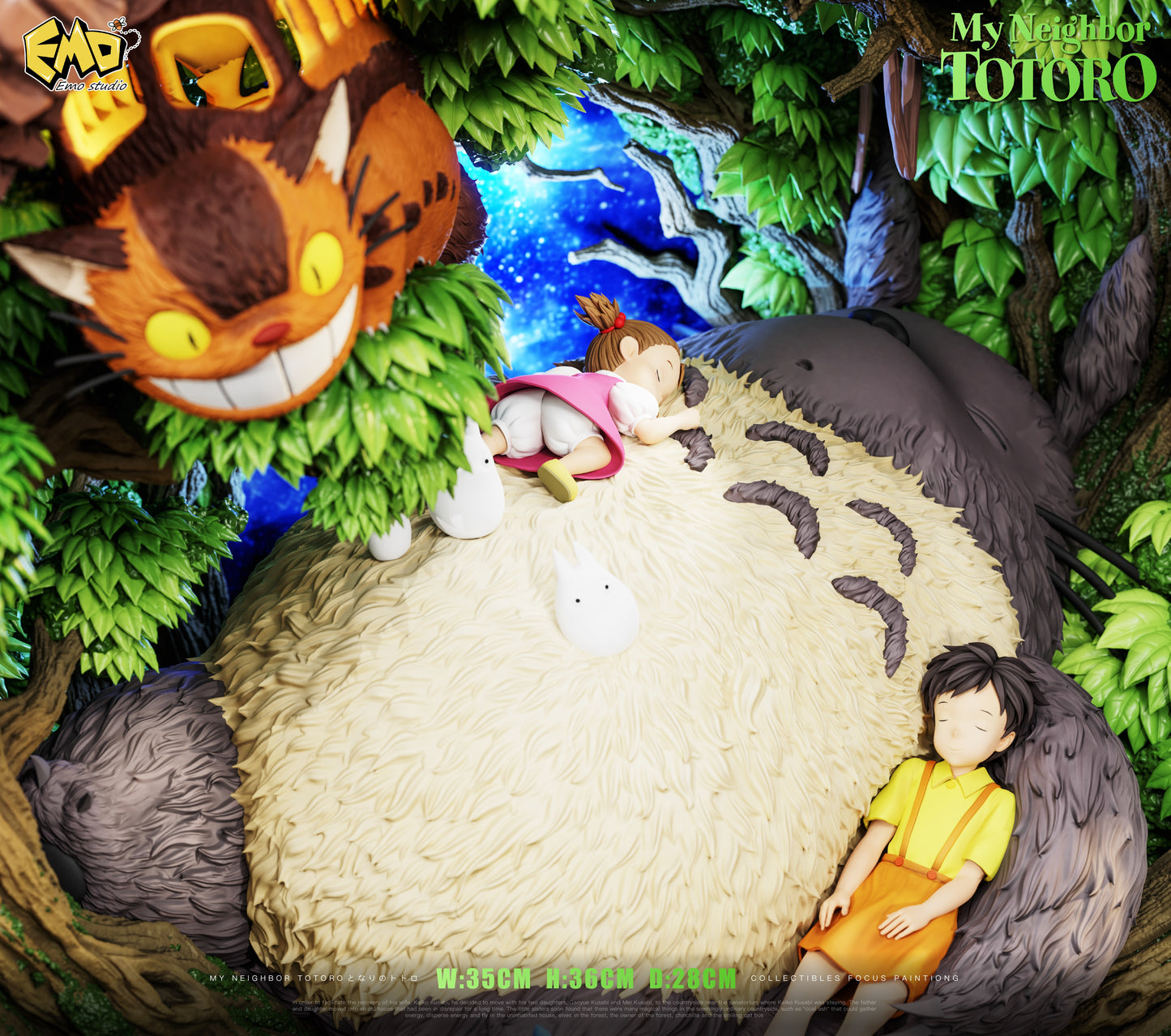 EMO STUDIO - MY NEIGHBOR TOTORO: 1. MIDSUMMER NIGHT DREAM TOTORO [PRE-ORDER]