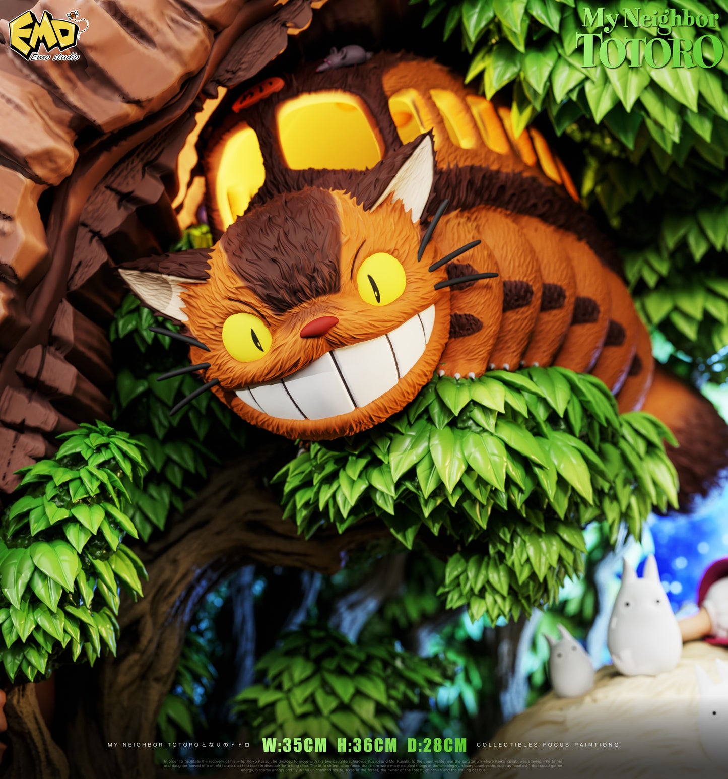 EMO STUDIO - MY NEIGHBOR TOTORO: 1. MIDSUMMER NIGHT DREAM TOTORO [PRE-ORDER]