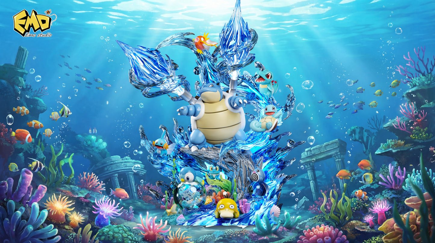 EMO STUDIO - POKEMON ECOLOGY SERIES 1. WATER TYPE POKEMON 2