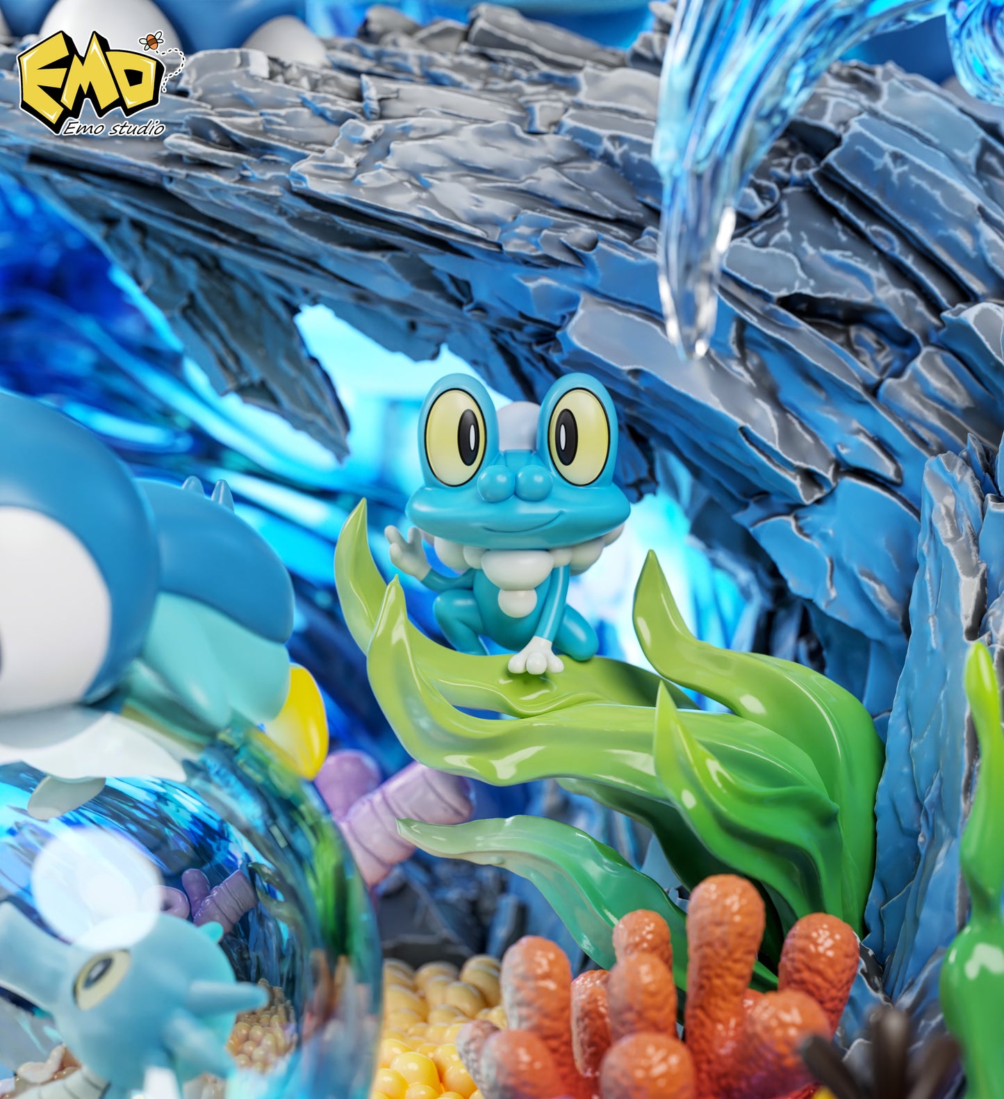 EMO STUDIO - POKEMON ECOLOGY SERIES 1. WATER TYPE POKEMON 4