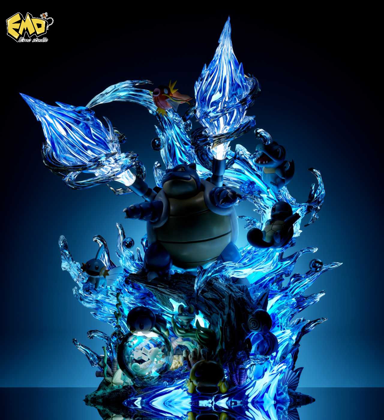 EMO STUDIO - POKEMON ECOLOGY SERIES 1. WATER TYPE POKEMON 5