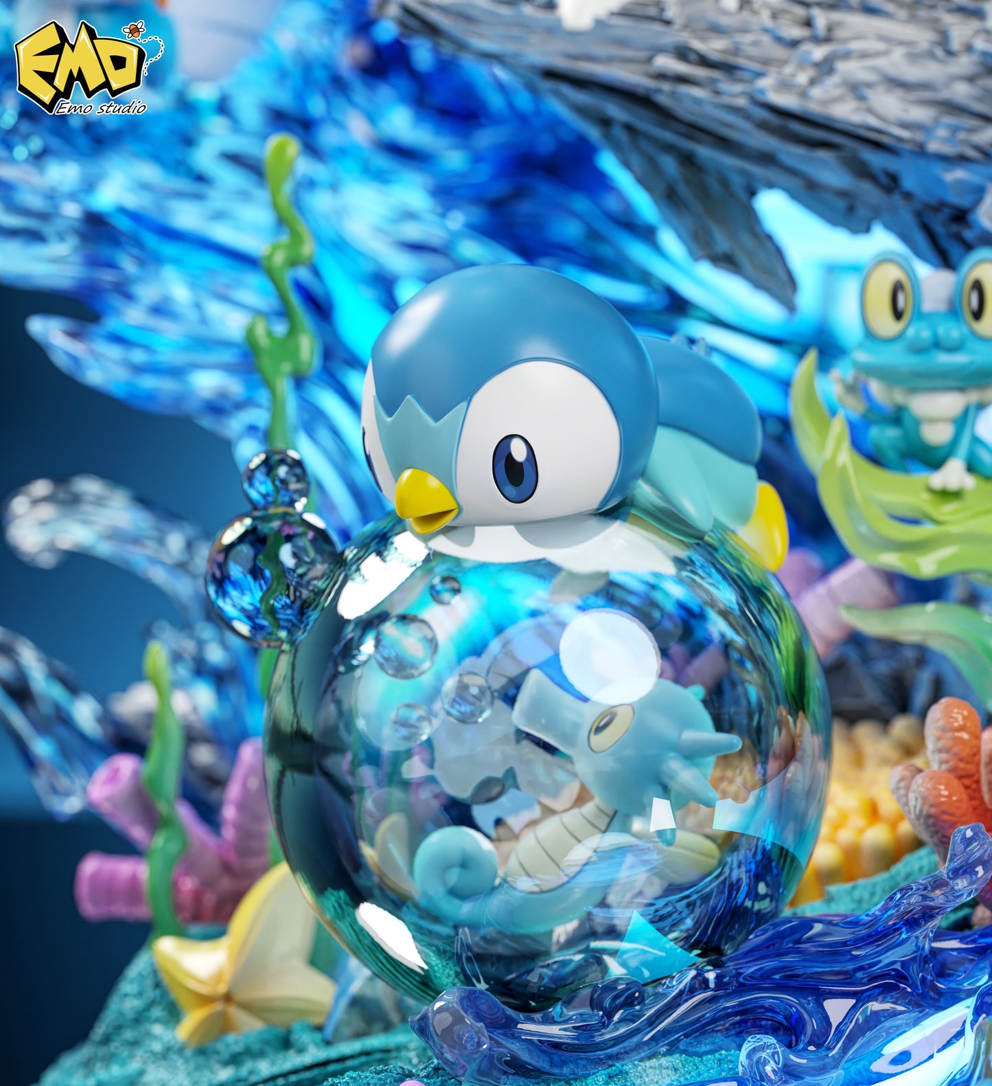 EMO STUDIO - POKEMON ECOLOGY SERIES 1. WATER TYPE POKEMON 7