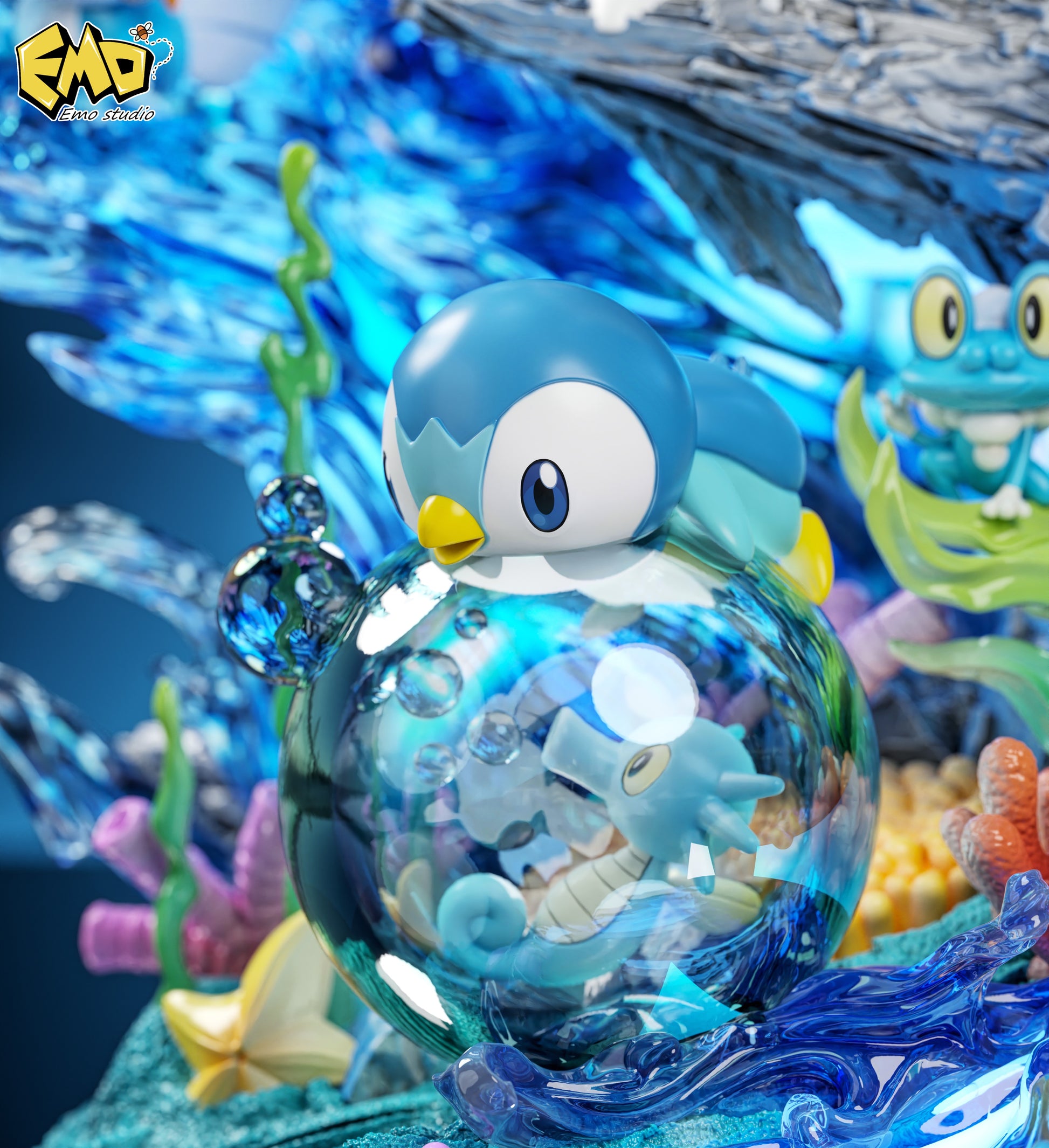 EMO STUDIO - POKEMON ECOLOGY SERIES 1. WATER TYPE POKEMON 7