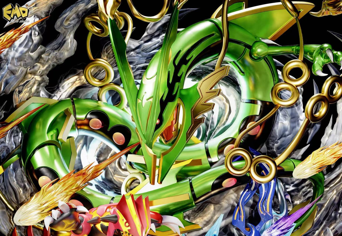 EMO STUDIO - POKEMON LEGENDARY SERIES 2. MEGA RAYQUAZA, PRIMAL GROUDON AND PRIMAL KYOGRE 3