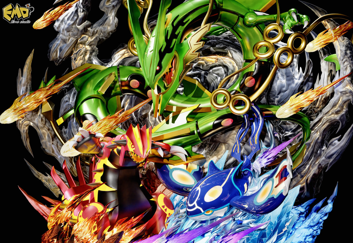 EMO STUDIO - POKEMON LEGENDARY SERIES 2. MEGA RAYQUAZA, PRIMAL GROUDON AND PRIMAL KYOGRE 5