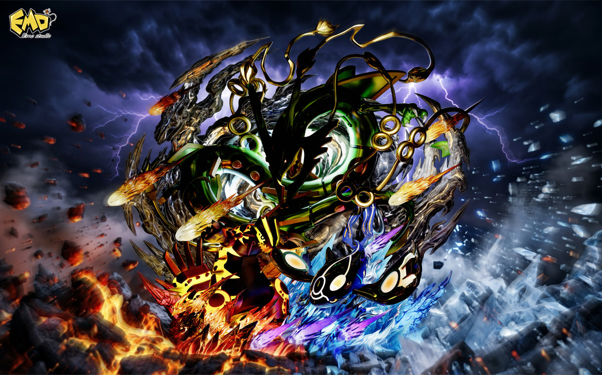EMO STUDIO - POKEMON LEGENDARY SERIES 2. MEGA RAYQUAZA, PRIMAL GROUDON AND PRIMAL KYOGRE 7