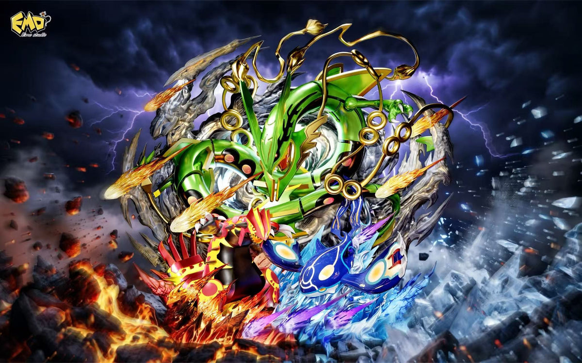 EMO STUDIO - POKEMON LEGENDARY SERIES 2. MEGA RAYQUAZA, PRIMAL GROUDON AND PRIMAL KYOGRE 9
