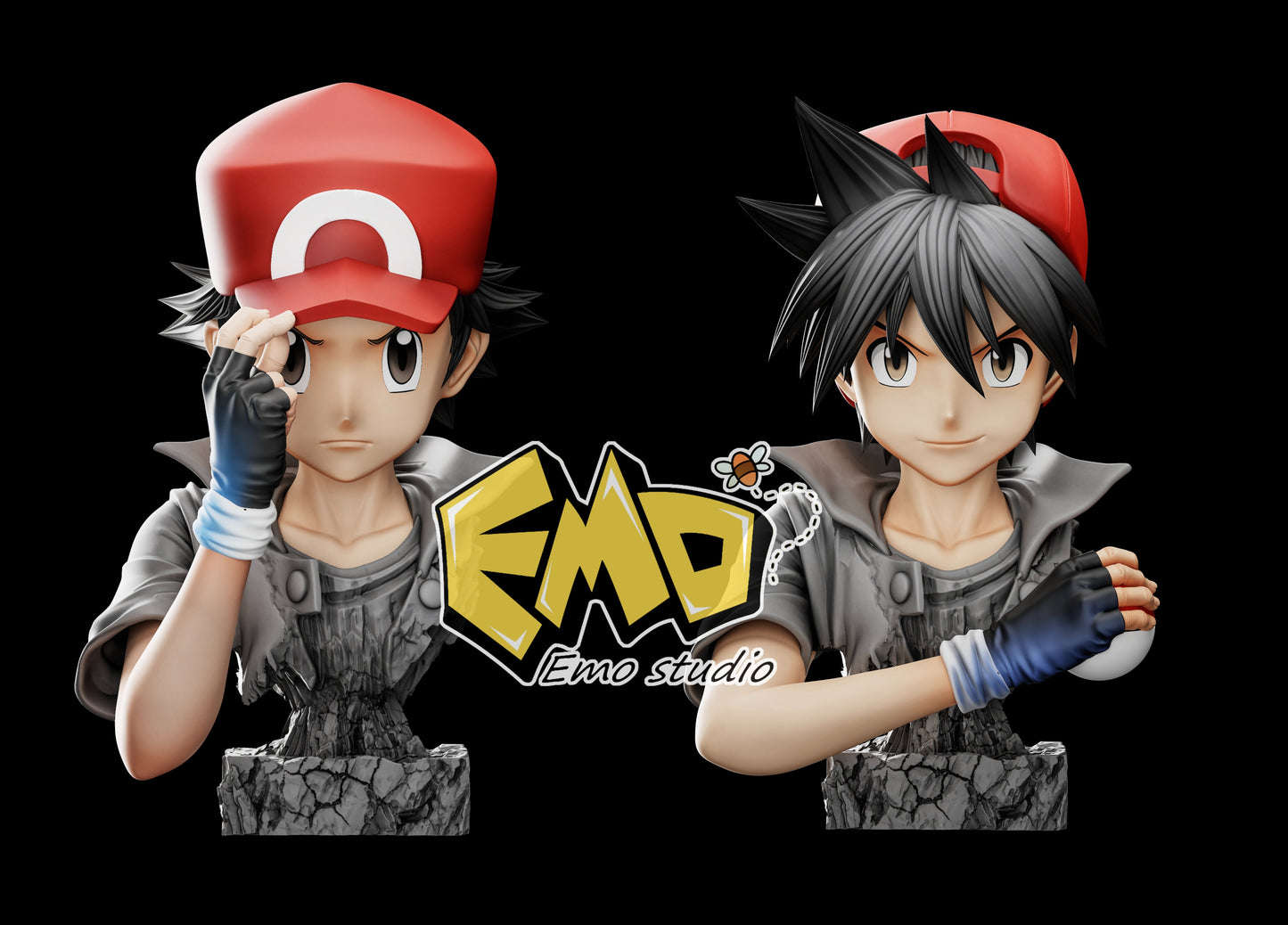 EMO STUDIO - POKEMON POKEMON TRAINER RED 4