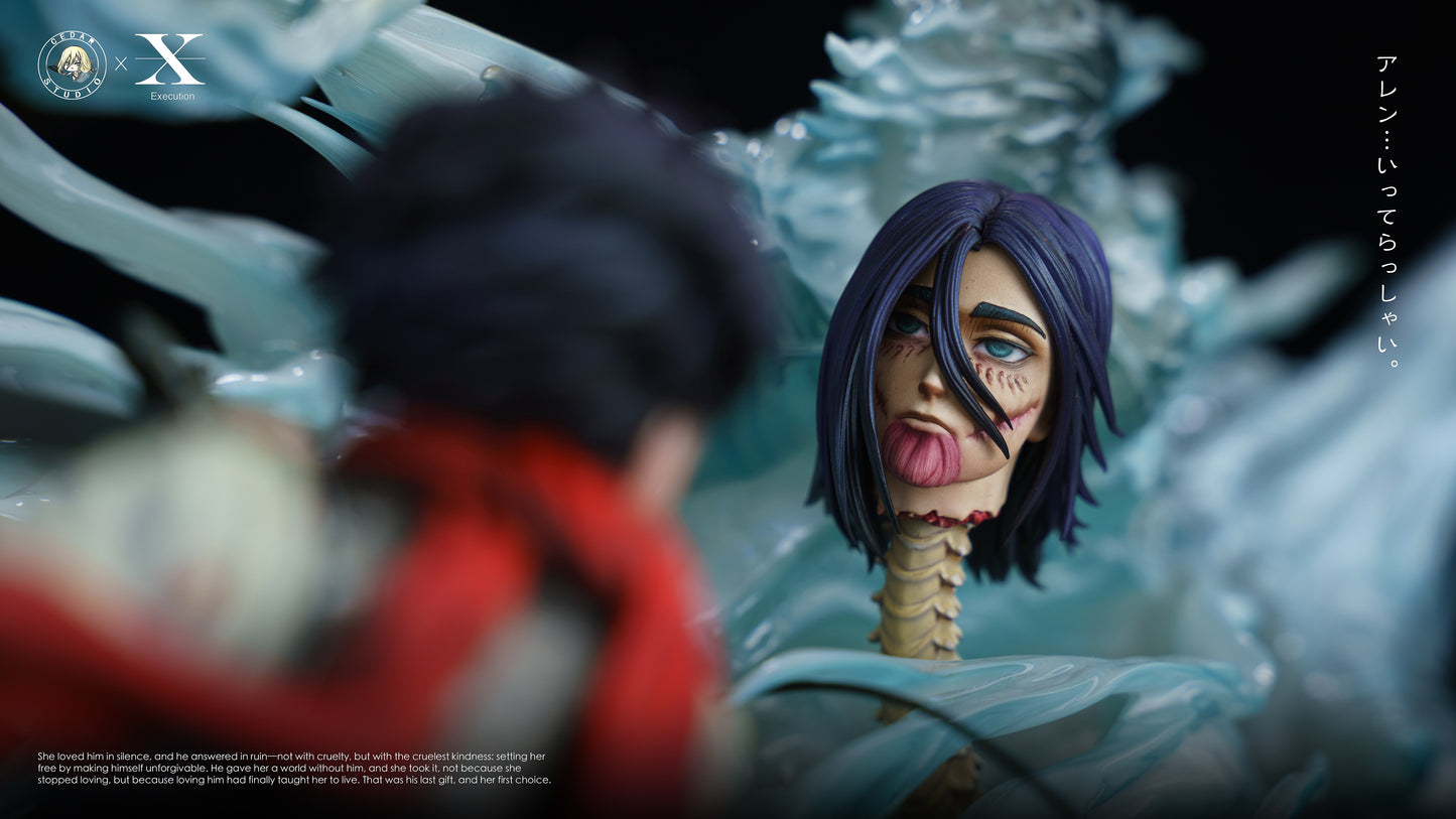 EXECUTION x CEDAR STUDIO - ATTACK ON TITAN FAREWELL EREN, MIKASA VS EREN 10