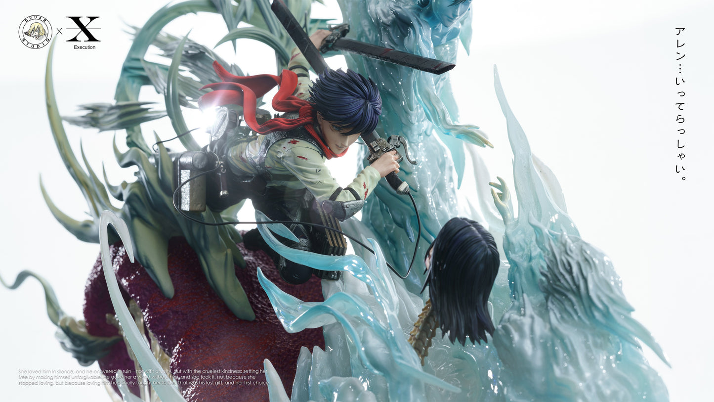 EXECUTION x CEDAR STUDIO - ATTACK ON TITAN FAREWELL EREN, MIKASA VS EREN 11