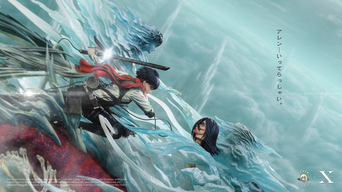 EXECUTION x CEDAR STUDIO - ATTACK ON TITAN FAREWELL EREN, MIKASA VS EREN 2