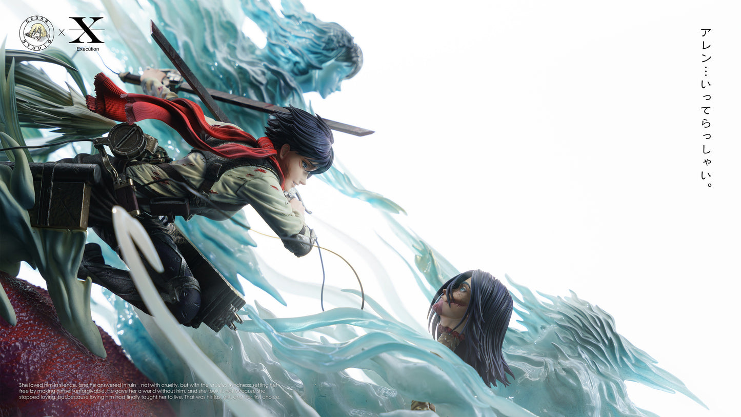 EXECUTION x CEDAR STUDIO - ATTACK ON TITAN FAREWELL EREN, MIKASA VS EREN 5